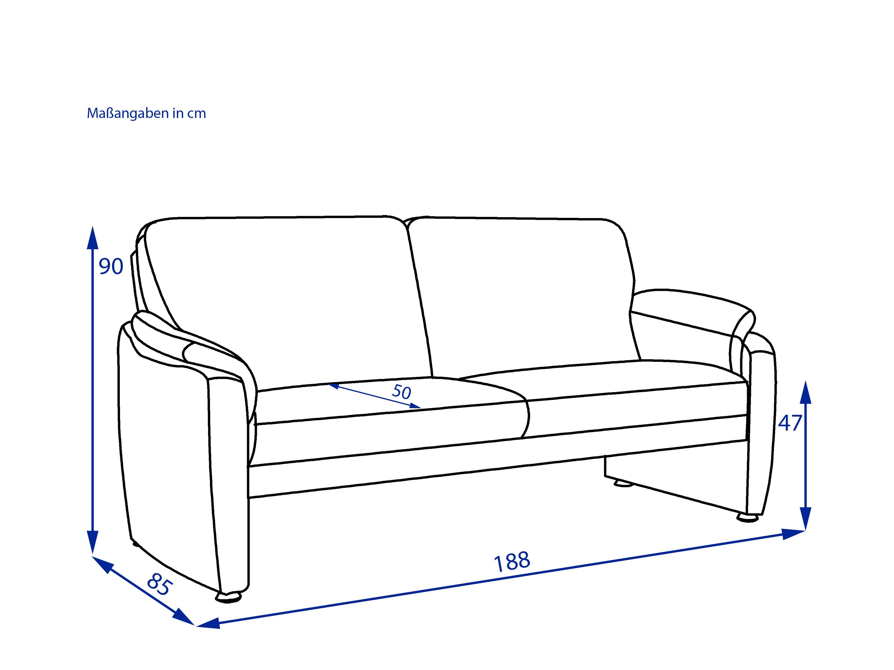 Sofa 3 Sitzer Elastoform STEVE