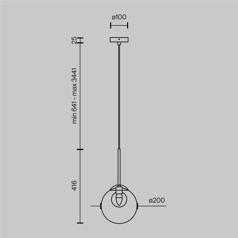 Pendelleuchte BASIC FORM