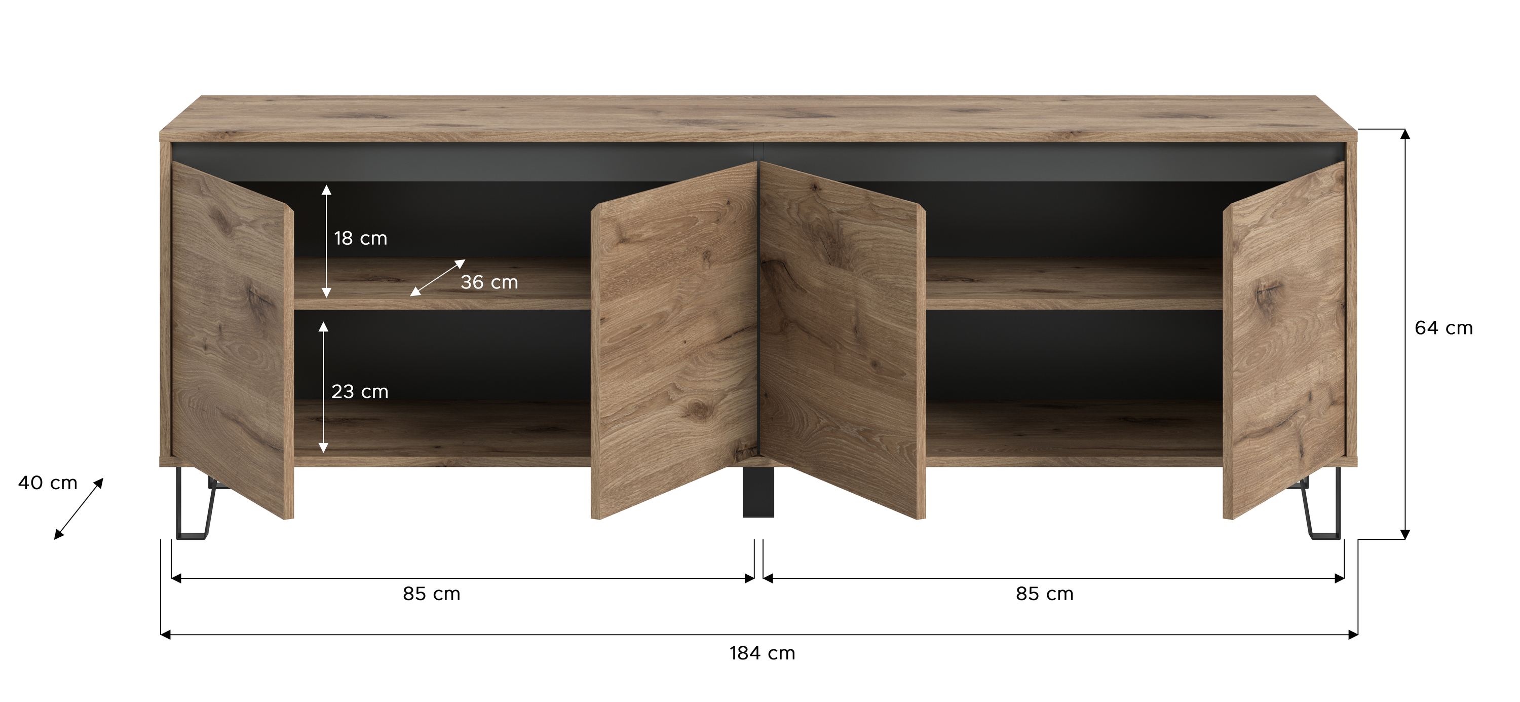 Lowboard BALTON