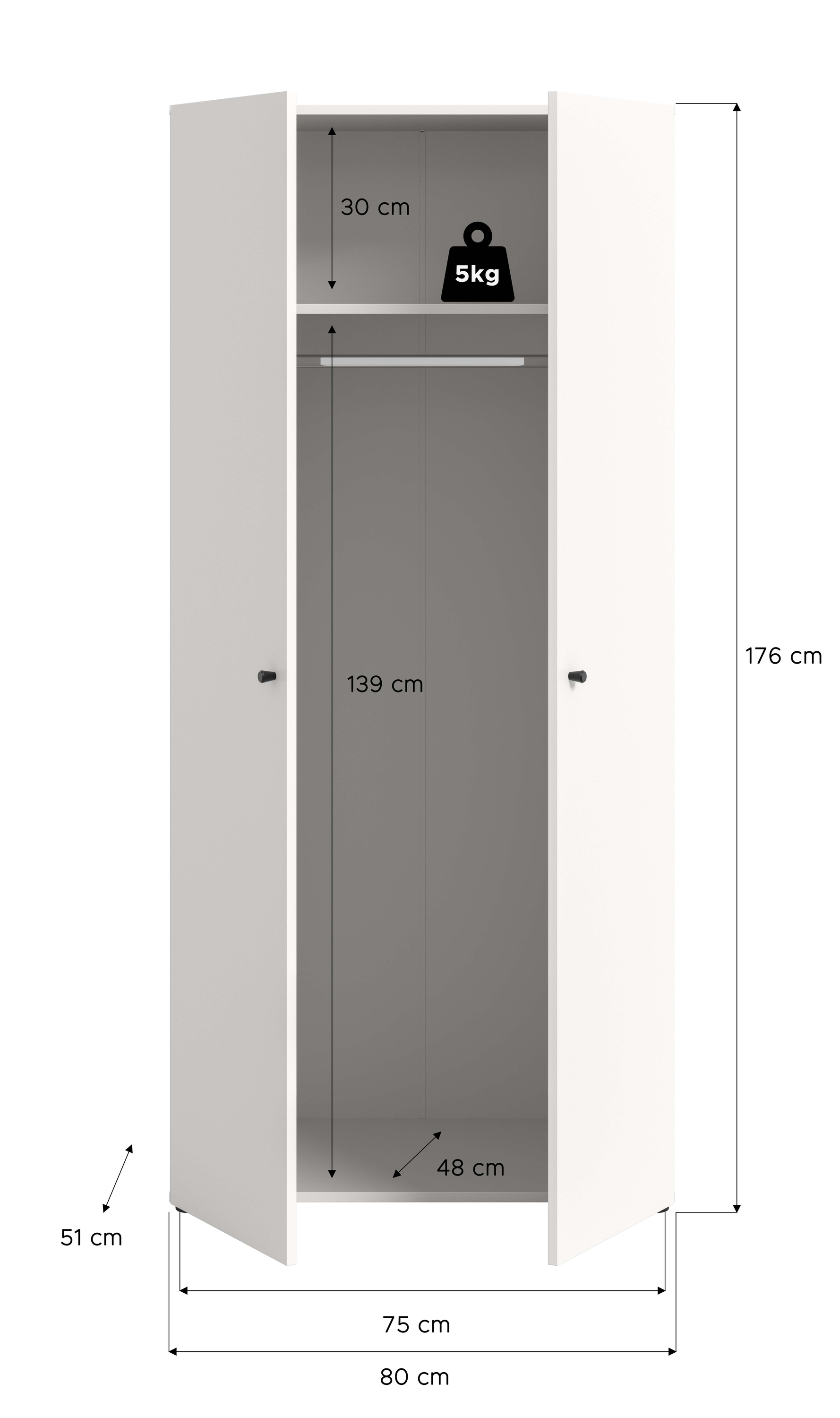 Kleiderschrank DARWIN