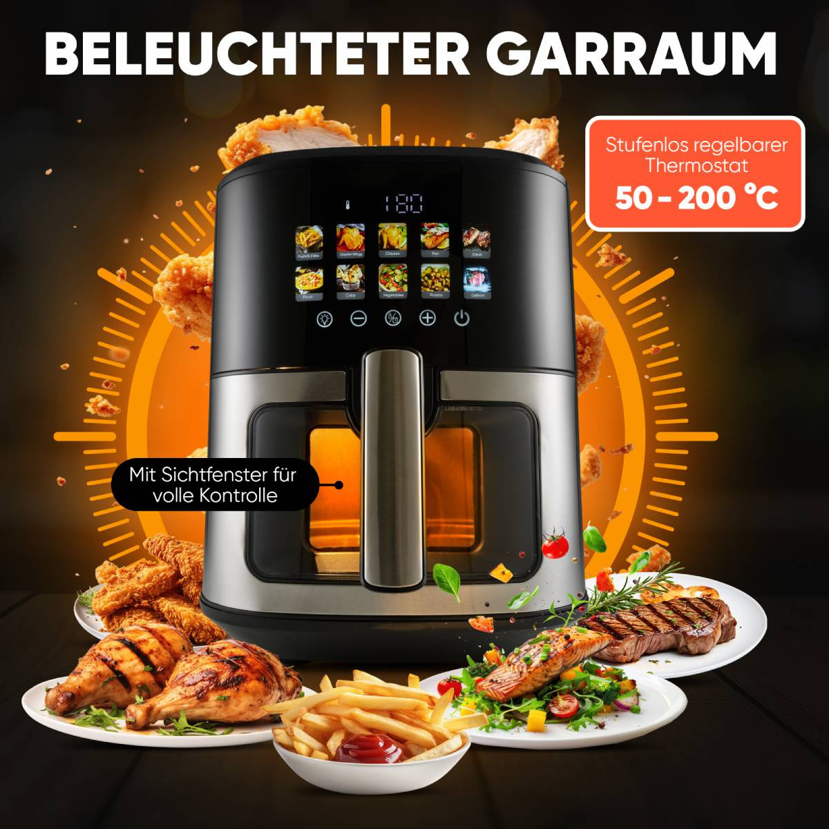 Heißluftfritteuse PROFICOOK