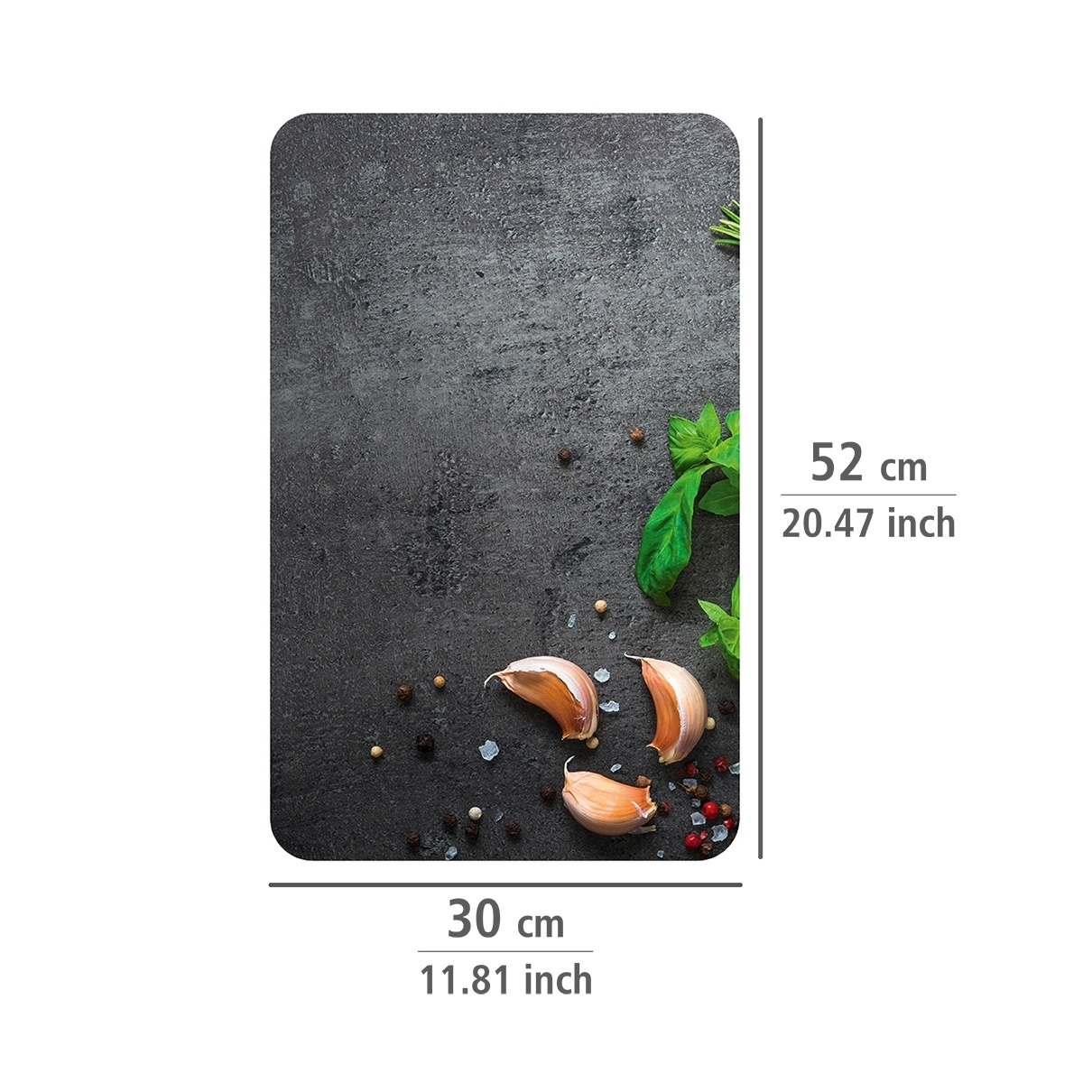 Herdabdeckplatte 2er Set