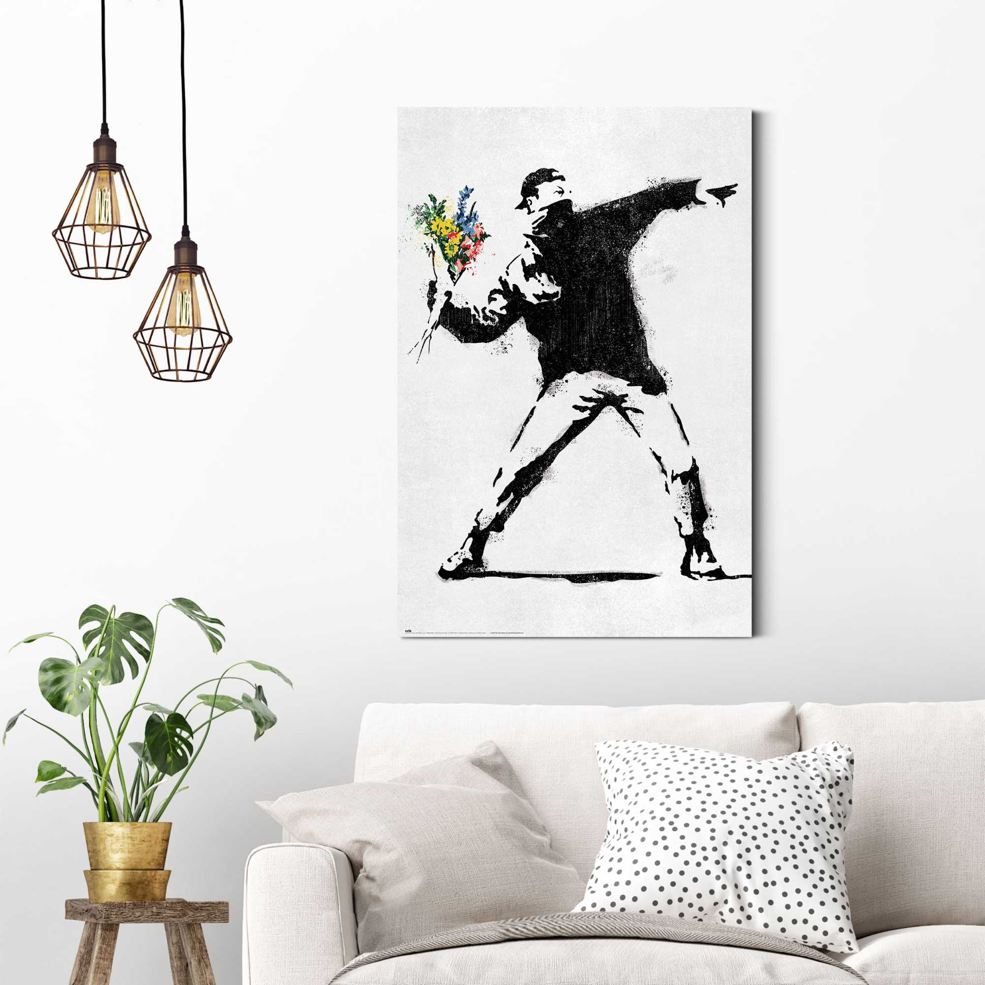Bild BANKSY FLOWER BOMBER