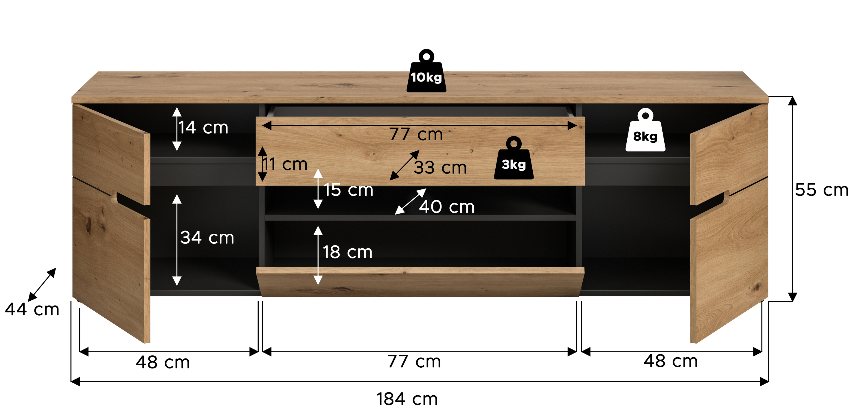 Lowboard CANU