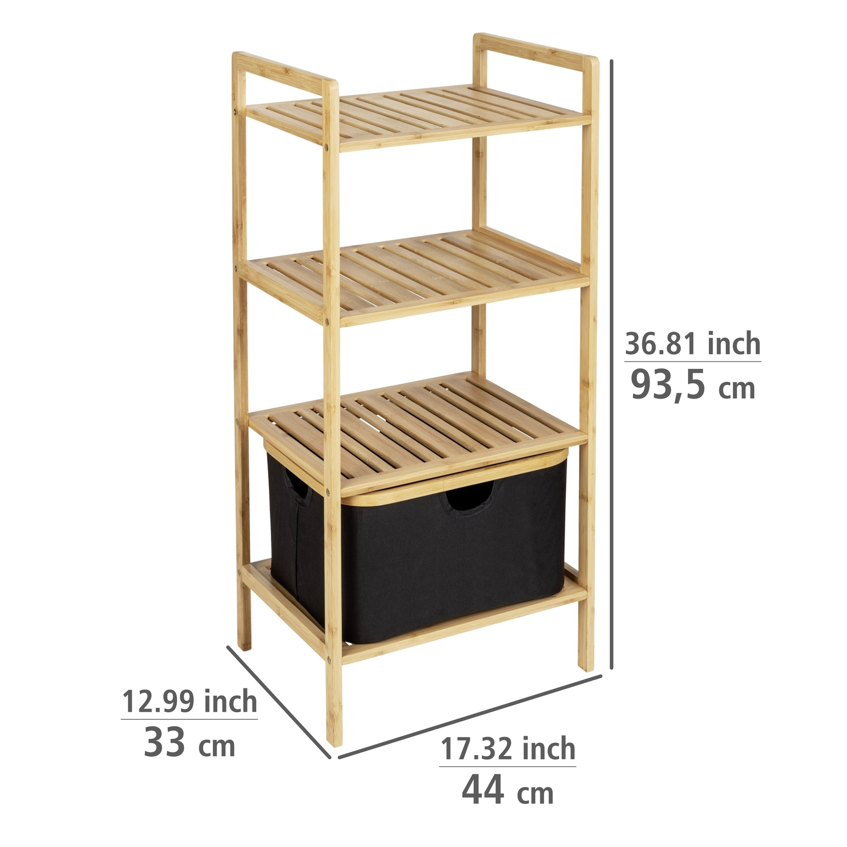 Regal mit 3 Etagen ECORI