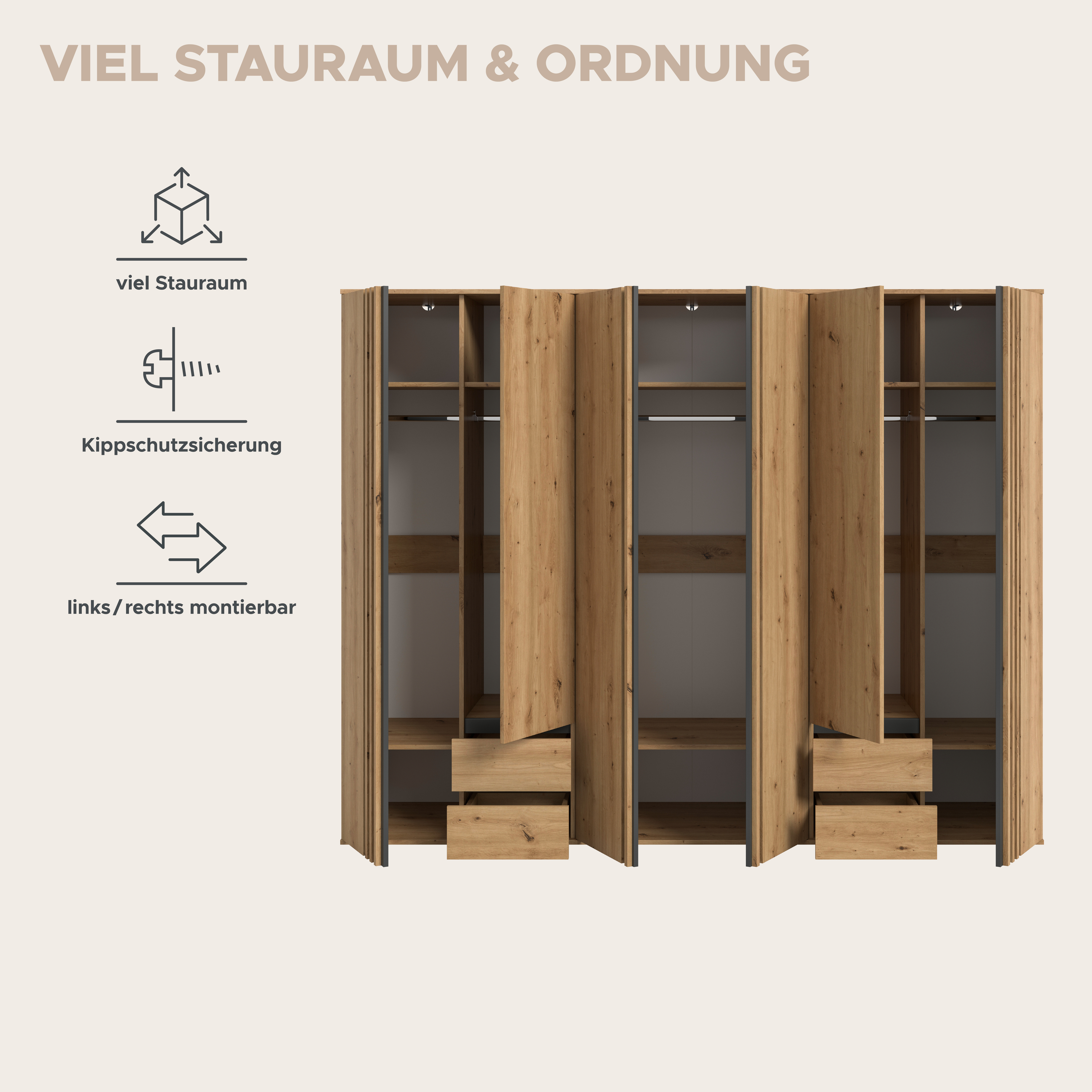 Kleiderschrank TOFTA