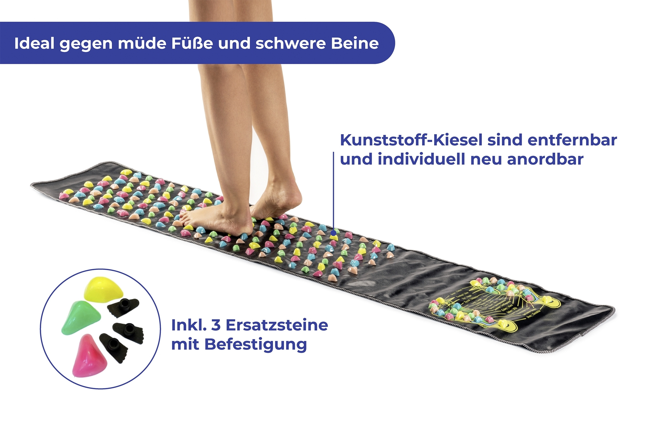 Fußreflexzonen-Massagematte