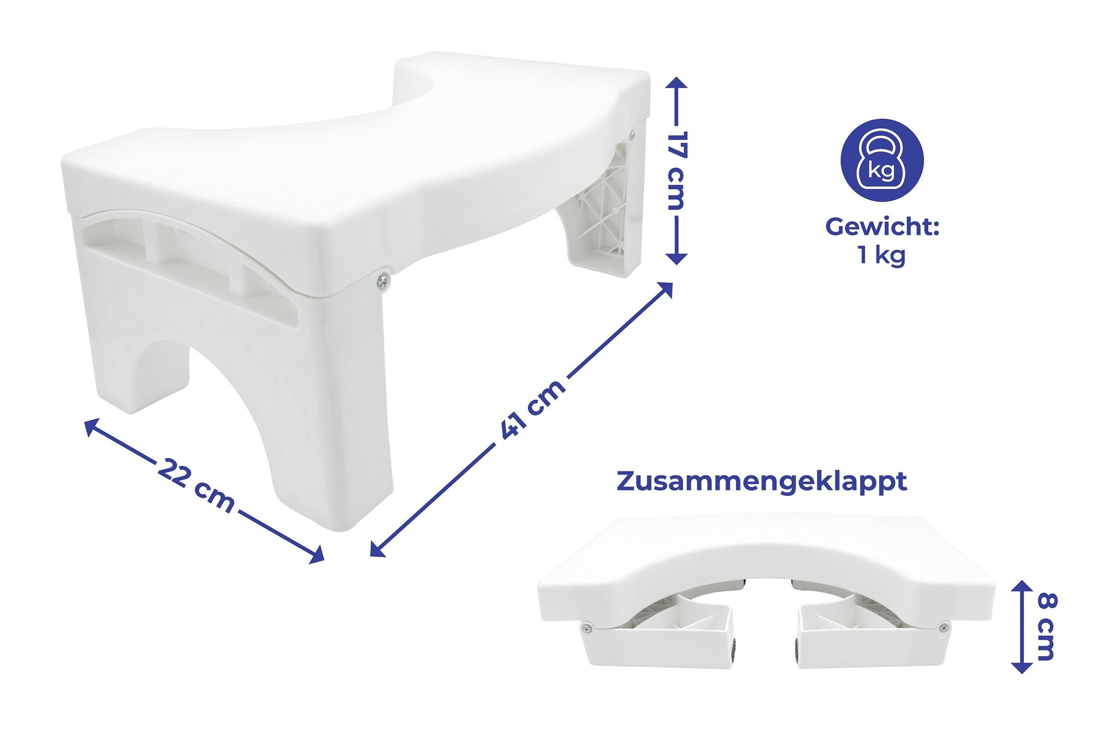 Toiletten-Fußhocker