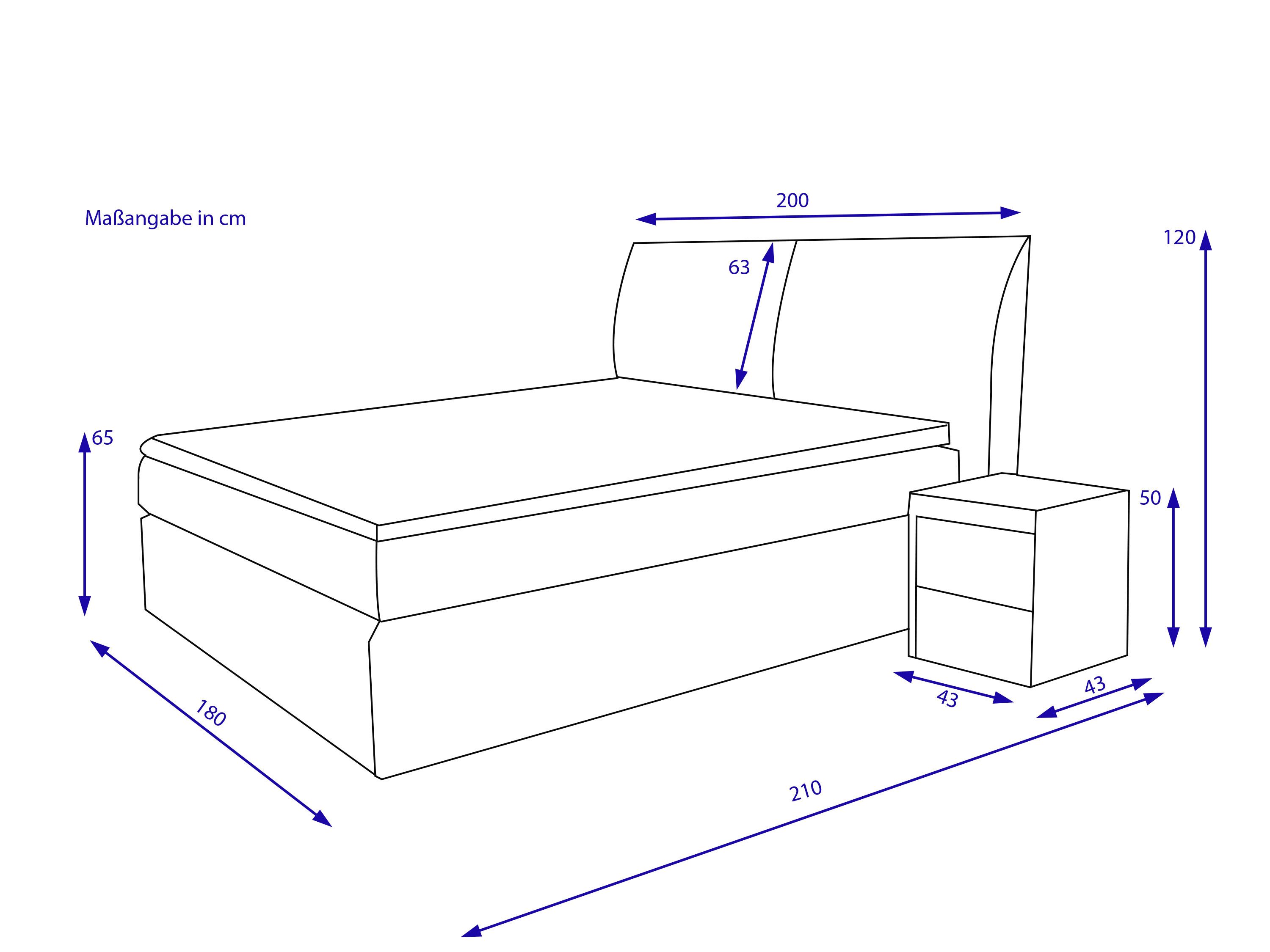 Boxspringbett SANSIBAR VIBORG