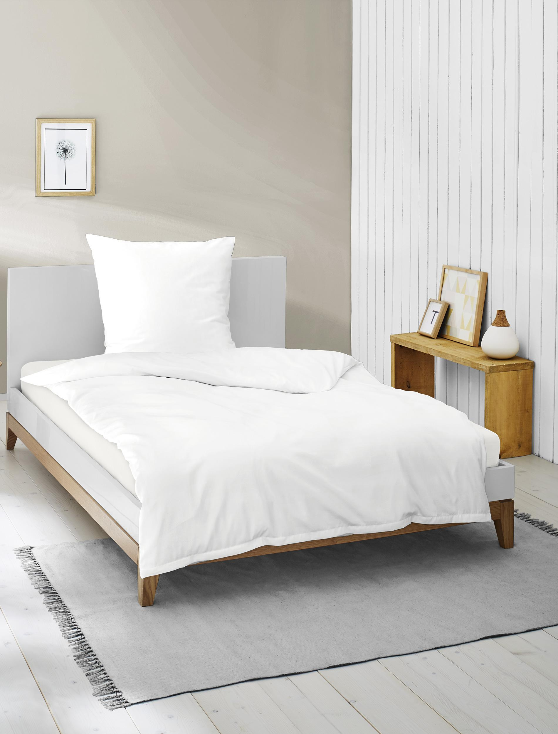 Bettwäsche Mako-Satin white