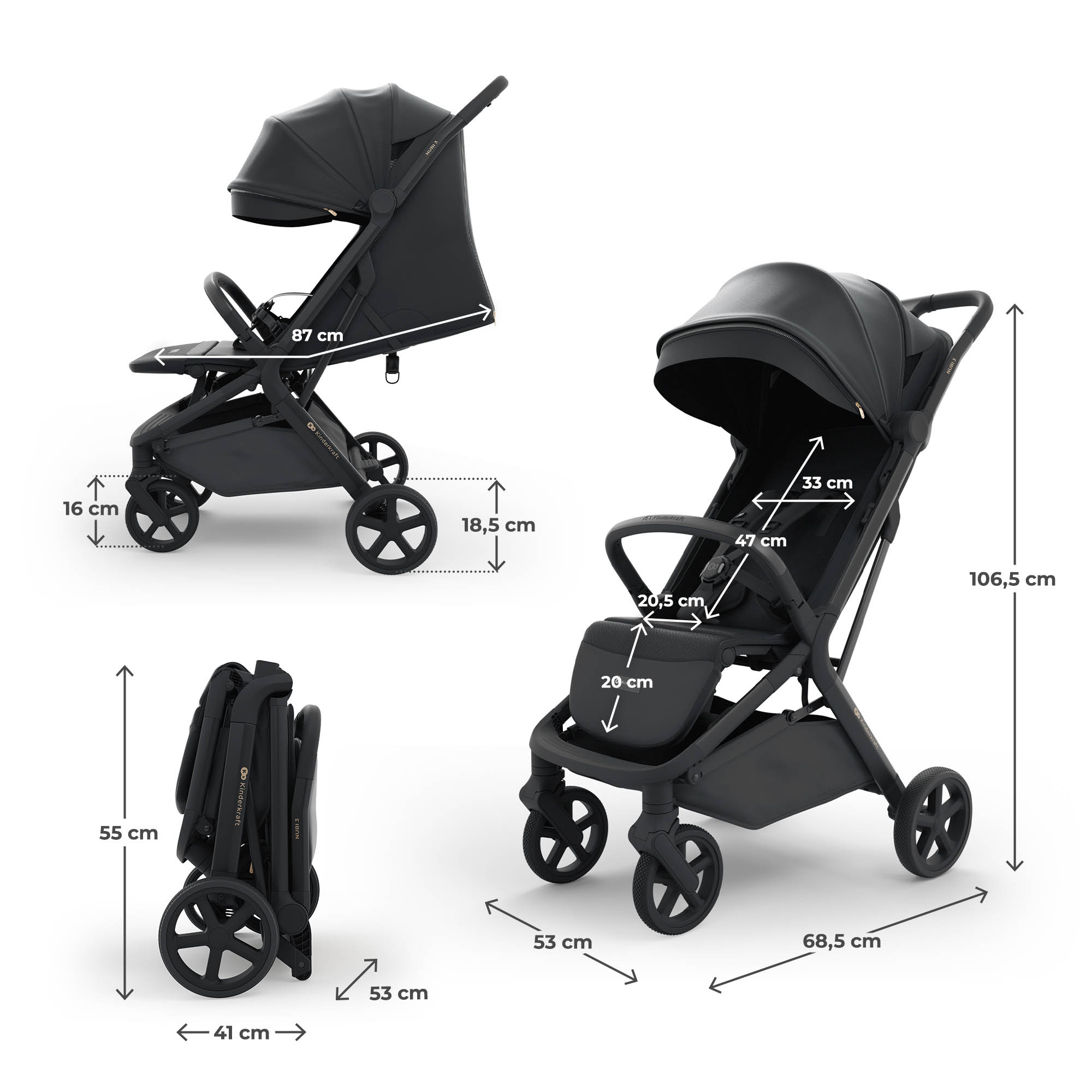 Buggy KINDERKRAFT NUBI 3