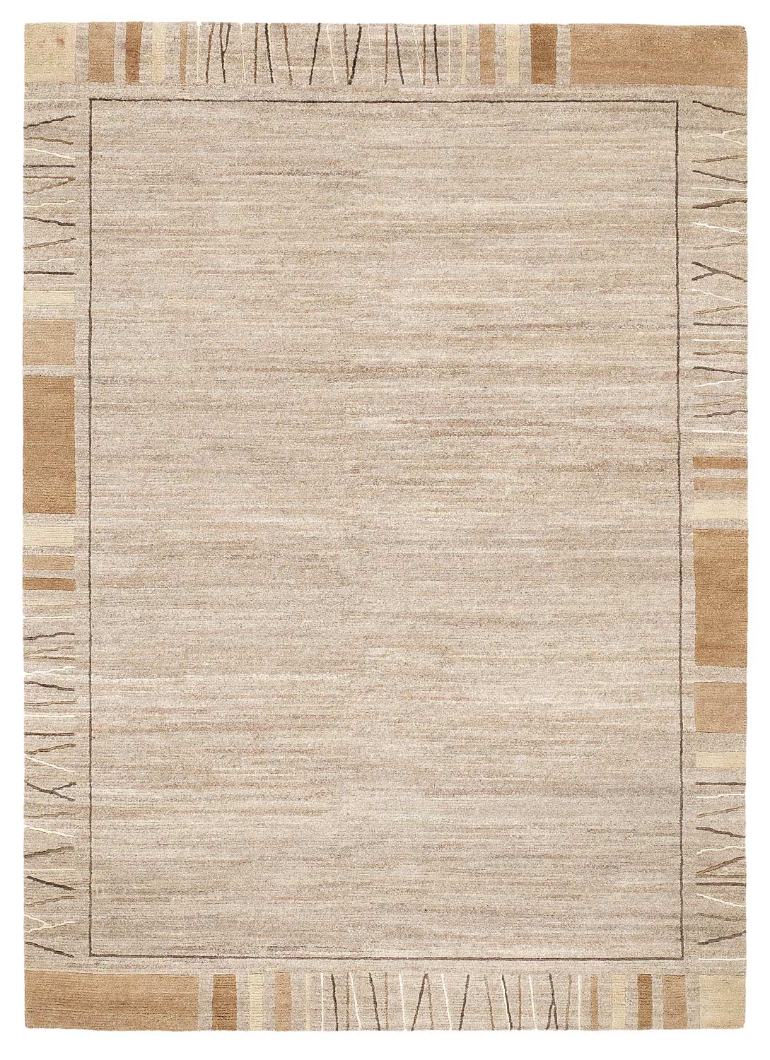 Nepal-Teppich LAMAR beige