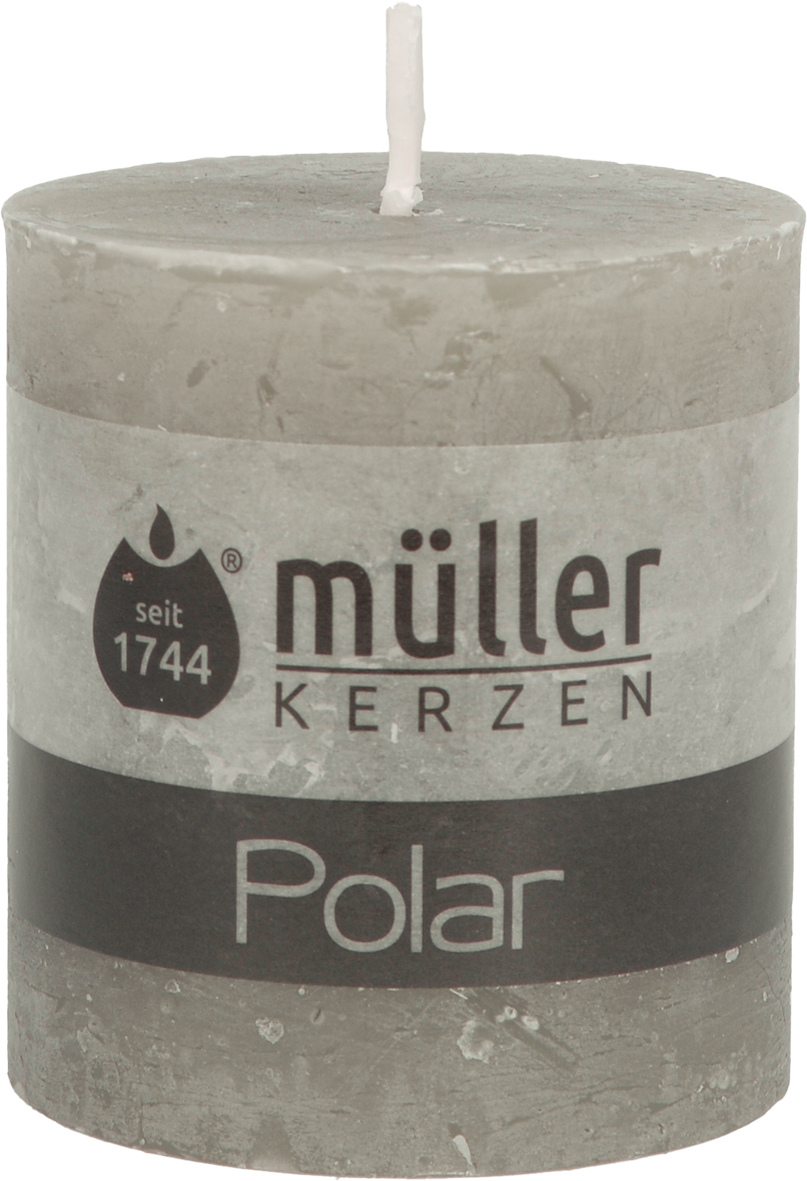 Stumpenkerze POLAR kaschmir