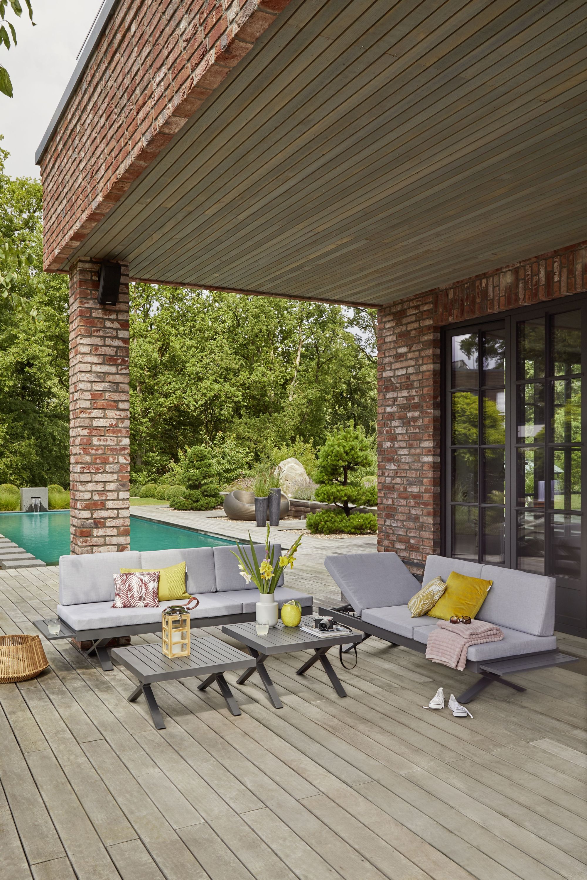 Loungetisch outdoor RIEKE Set