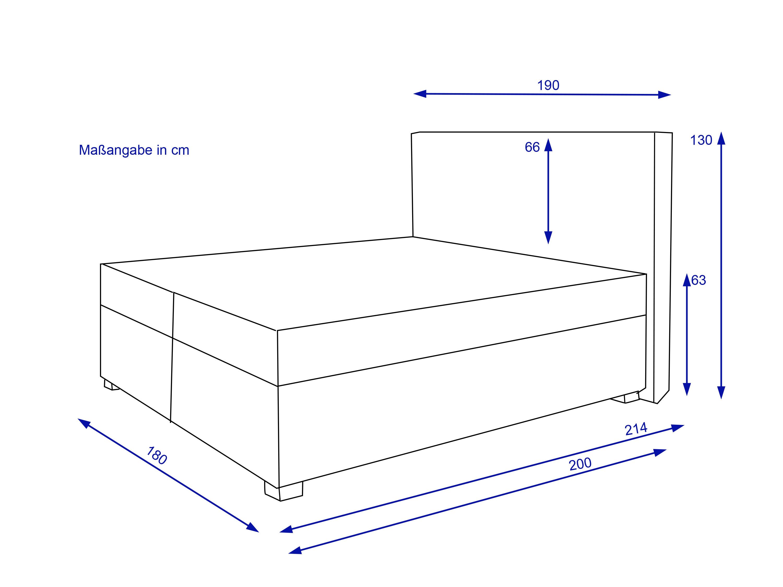 Boxspringbett Elastoform OMBRA