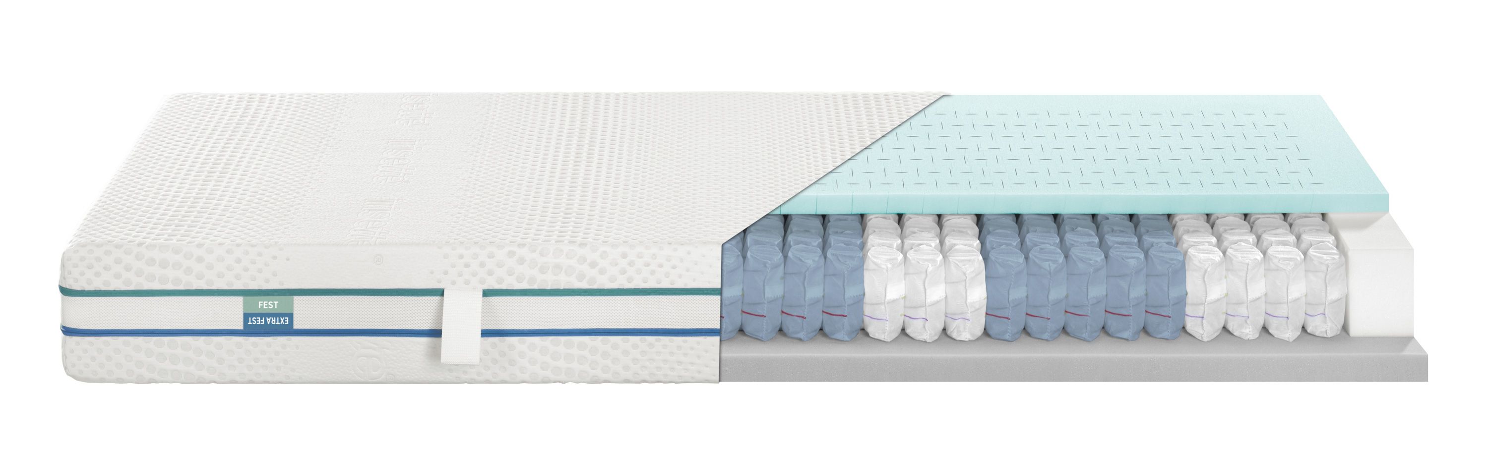 Taschenfederkernmatratze  irisette 2FOR4