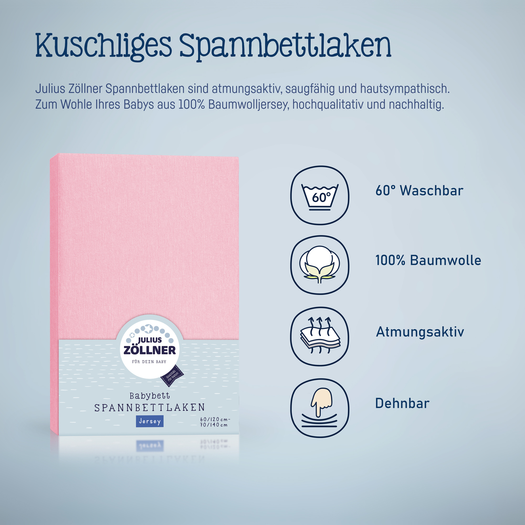 Spannbettlaken ZÖLLNER Jersey