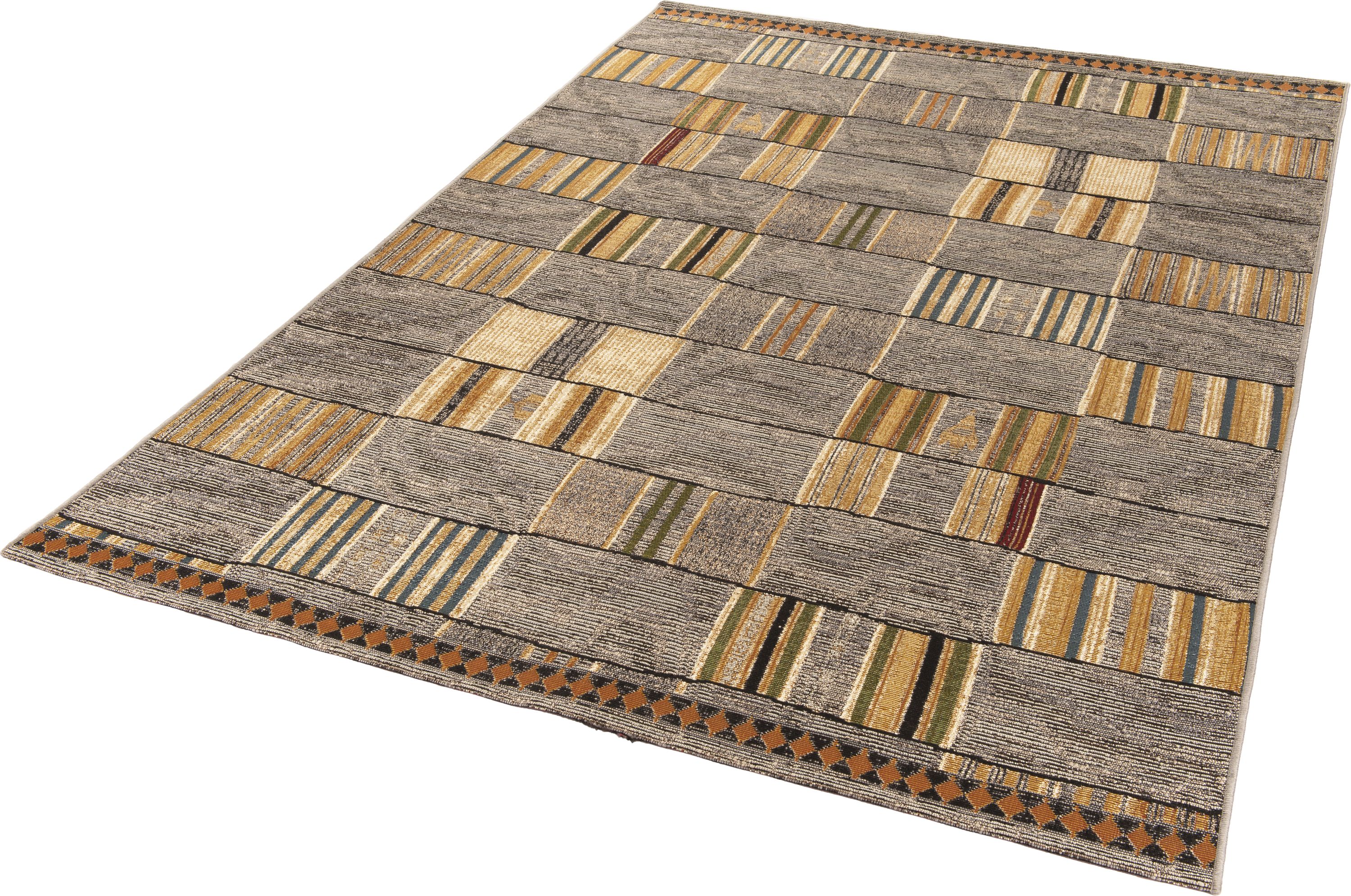 Teppich AURORA grau/multi