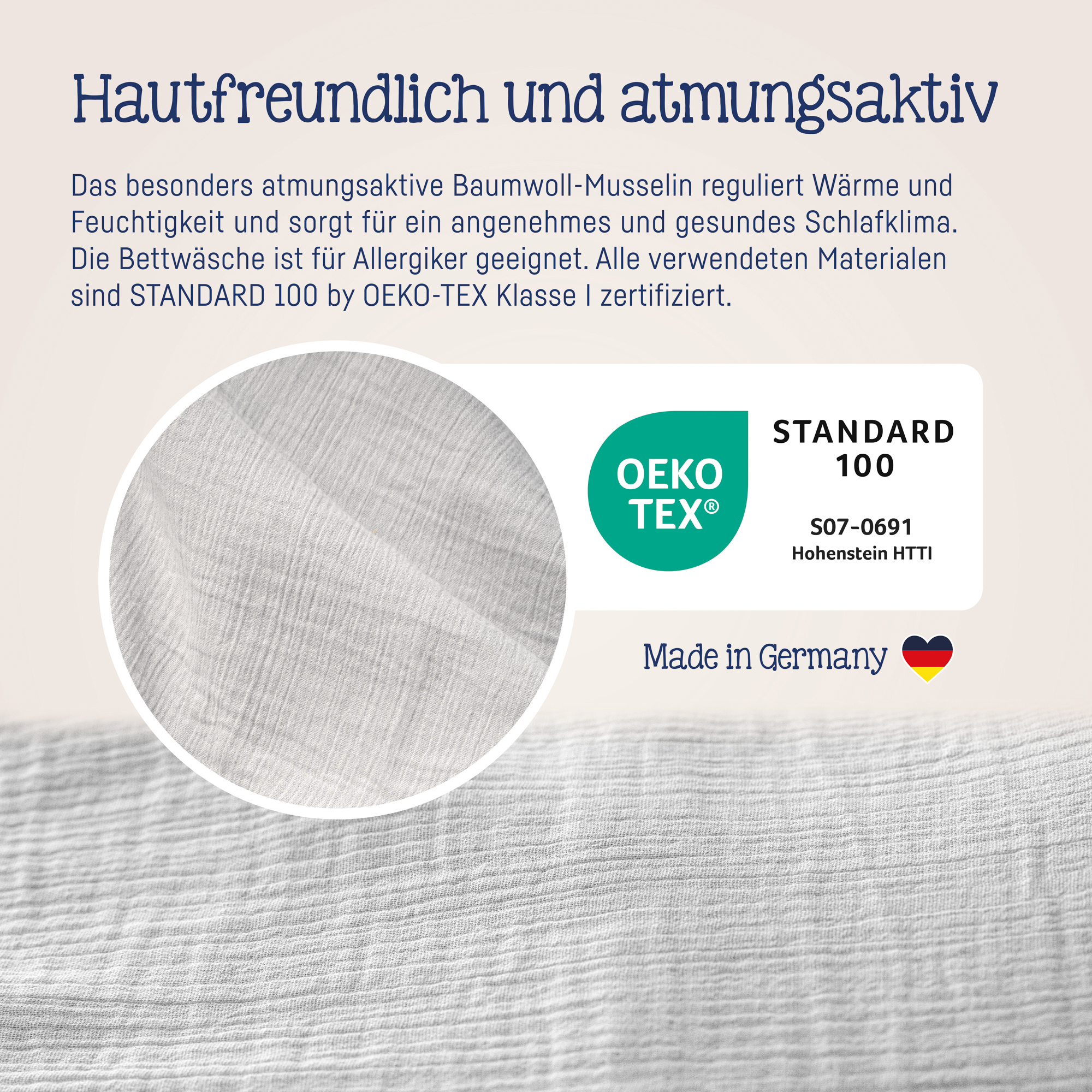 Bettwäsche ZÖLLNER Musselin
