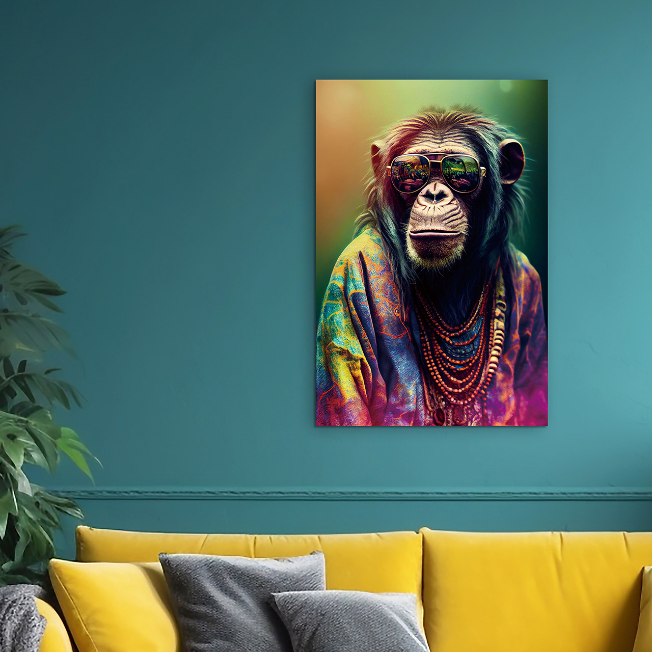 Glasbild HIPPIE STYLE
