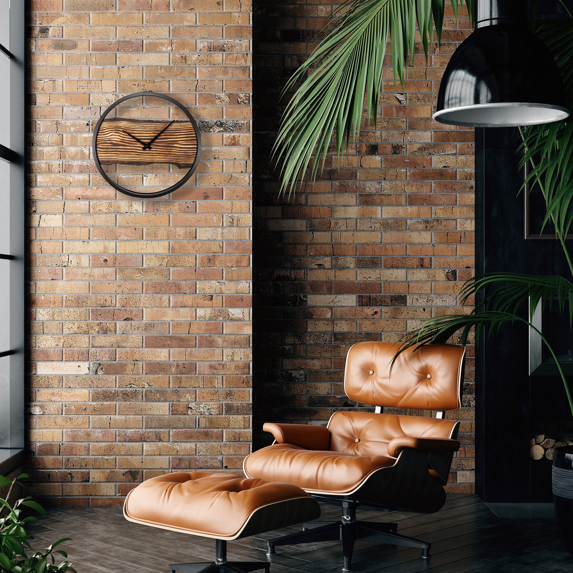Wanduhr NEXTIME WALD