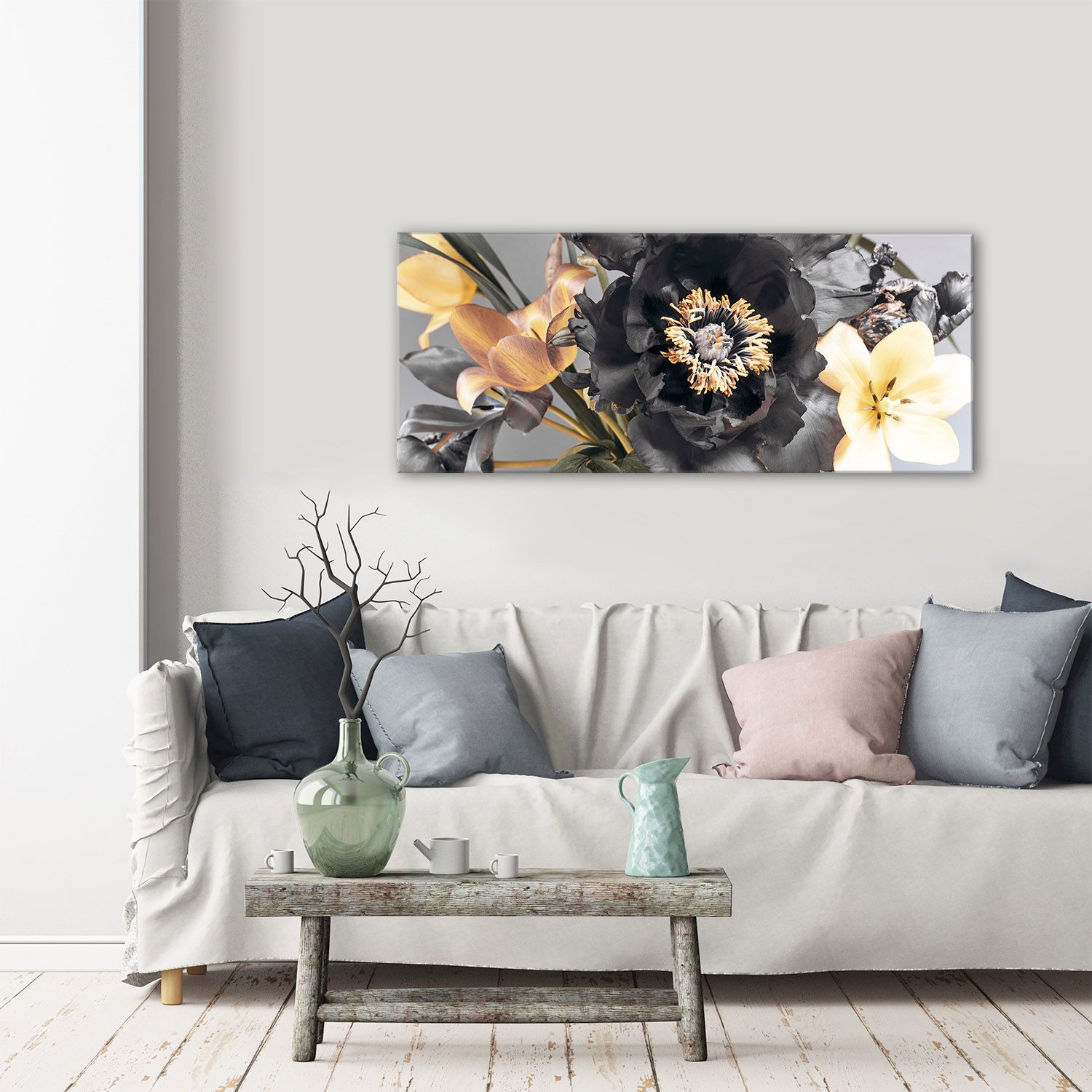 Keilrahmenbild GOLDEN BOUQUET