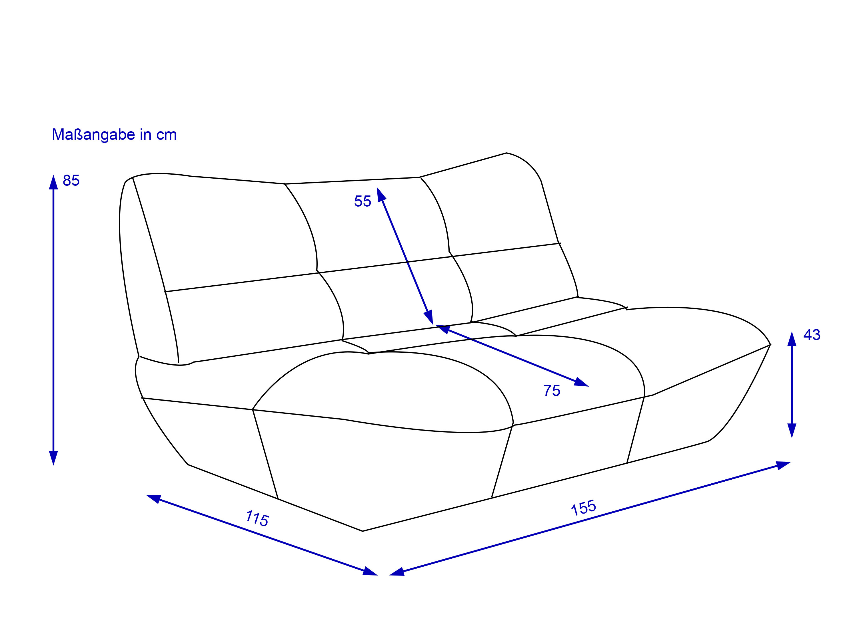 Sofaelement ZEFERINO ASTI