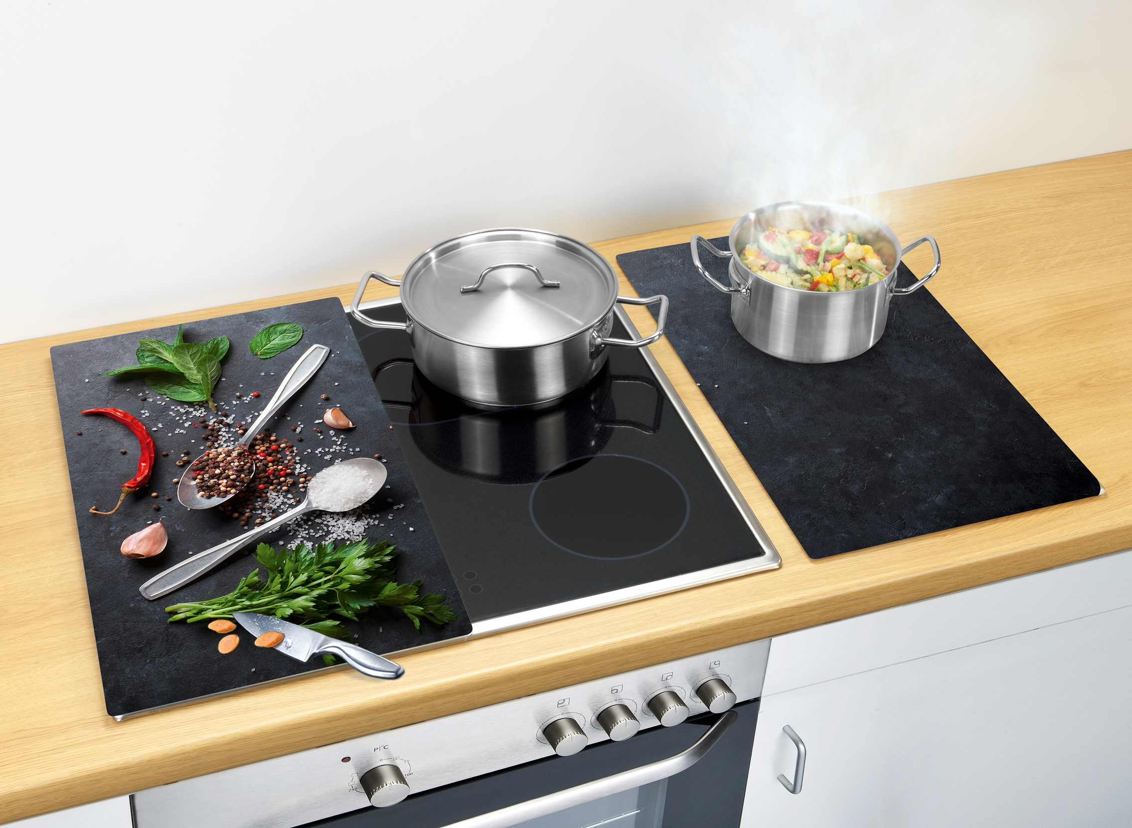 Herdabdeckplatten-Set BASIL