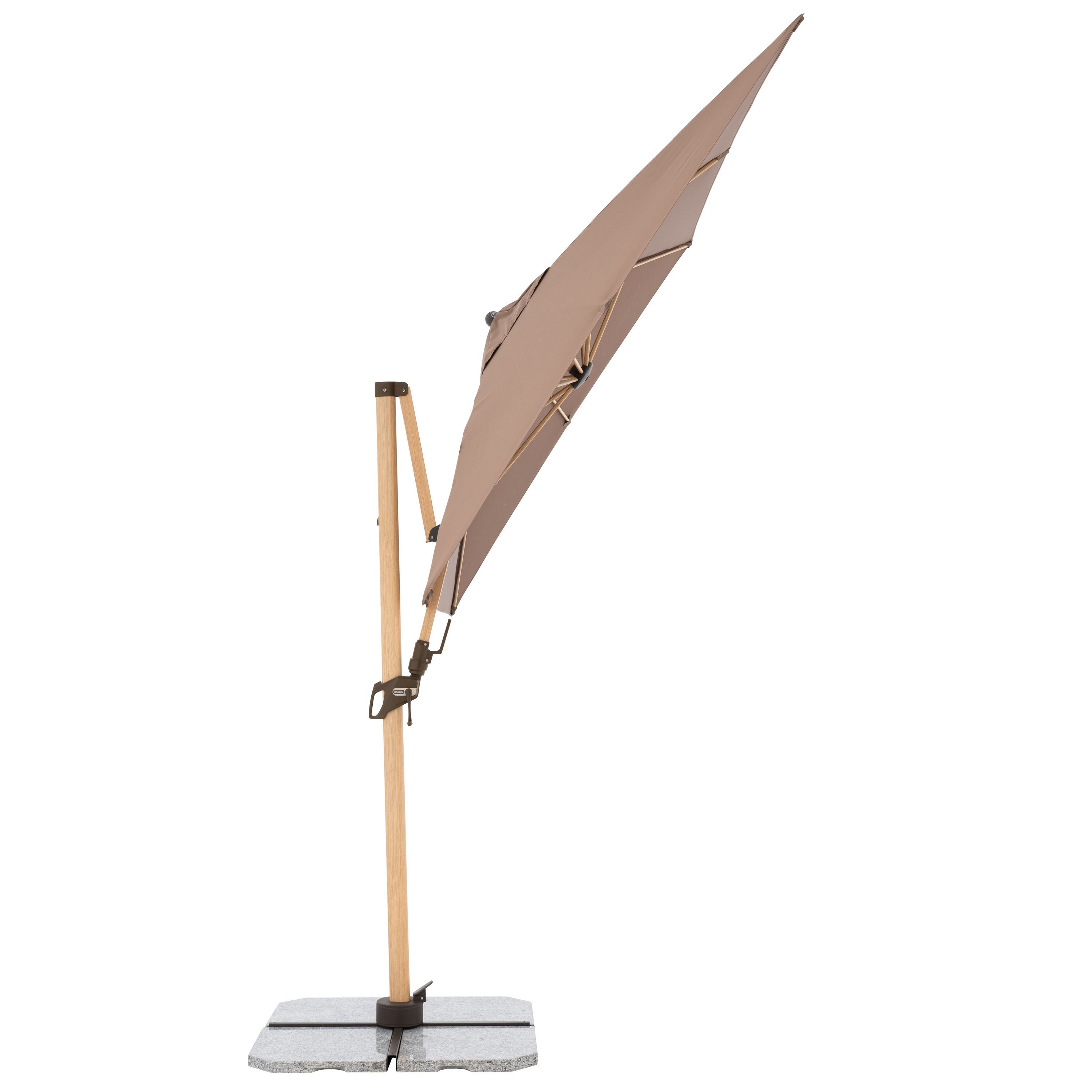 Ampelschirm doppler ALU WOOD AX