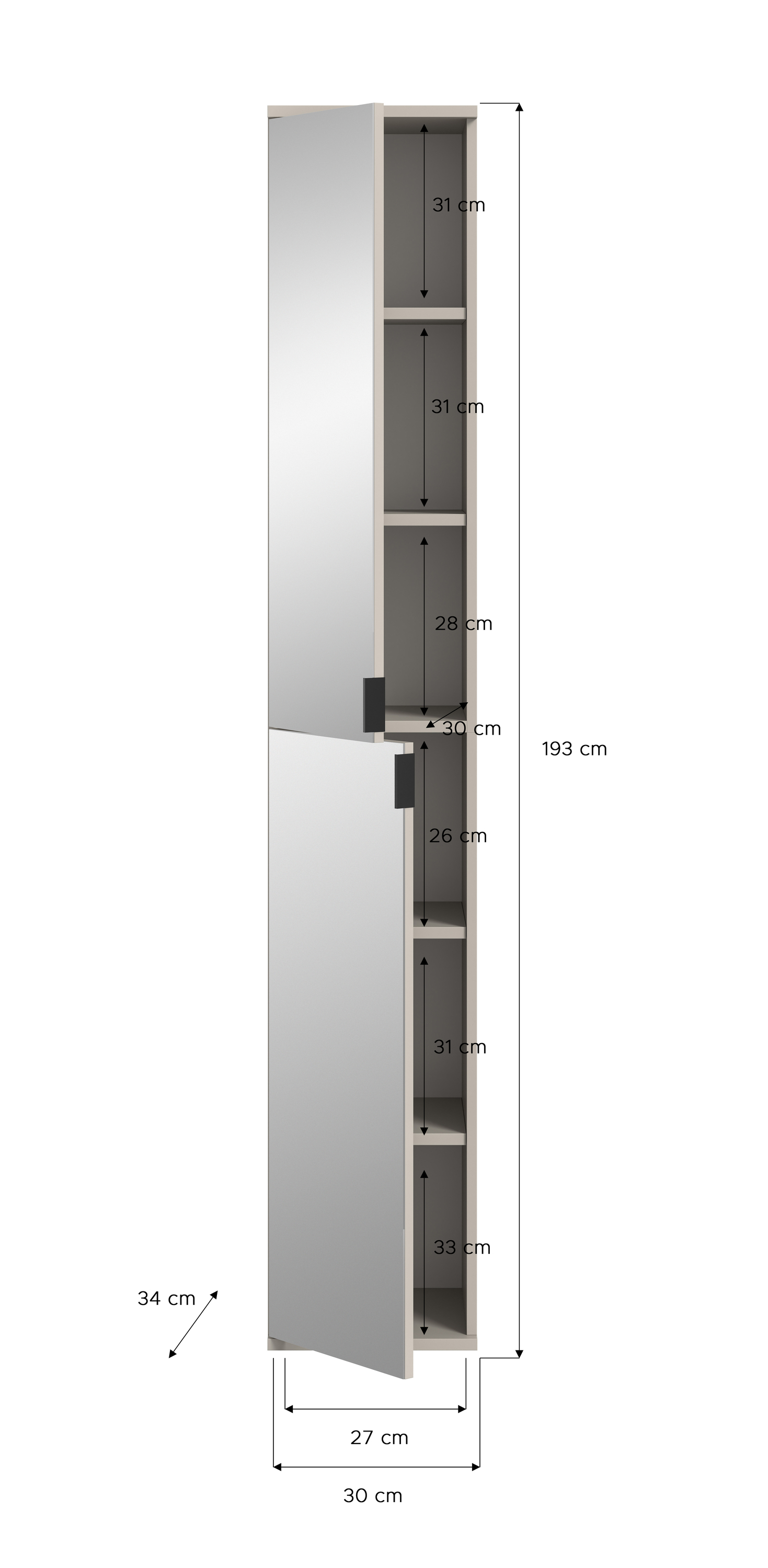 Spiegelschrank PROJEKT X