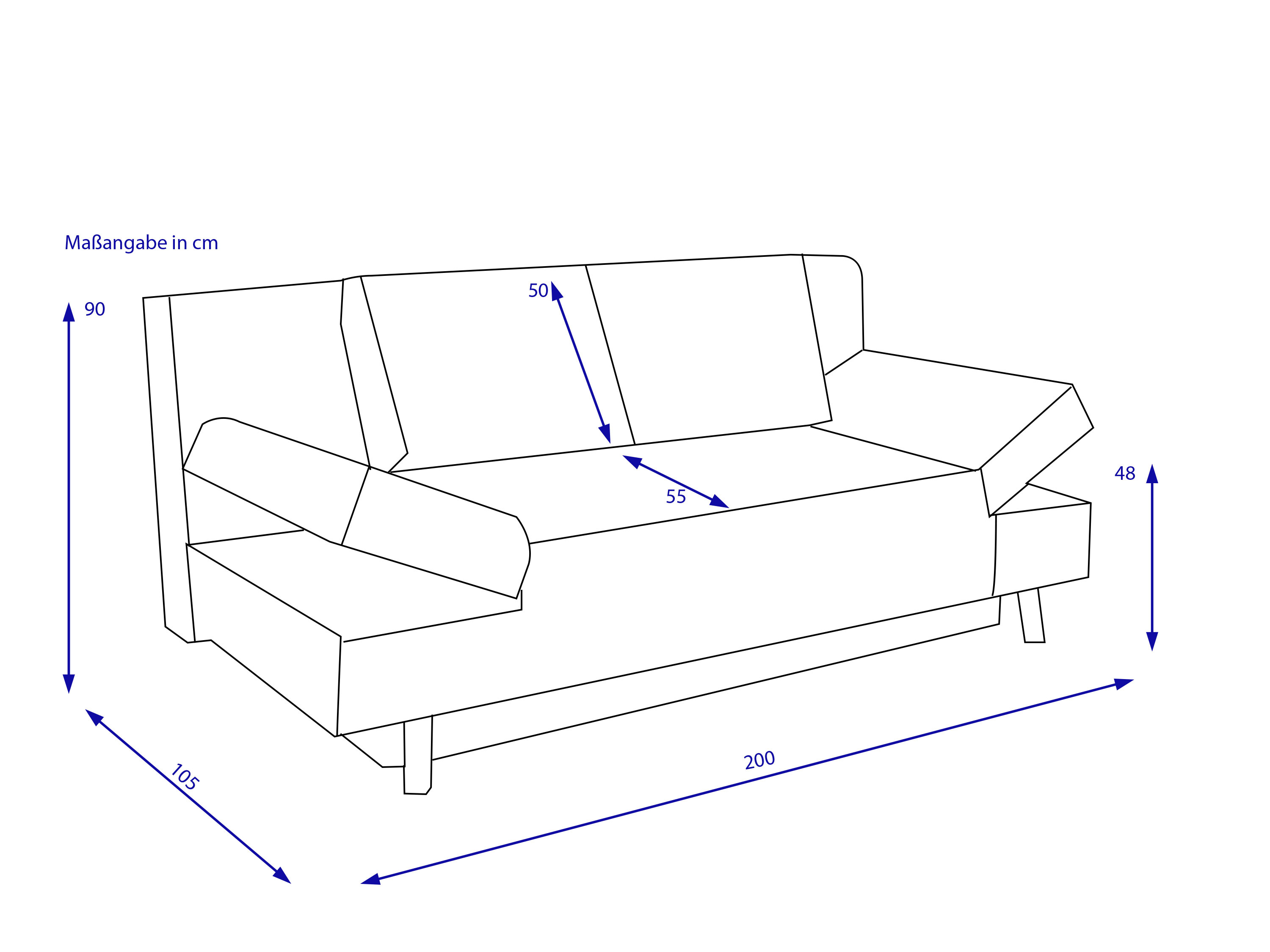 Schlafsofa Elastoform REBECCA