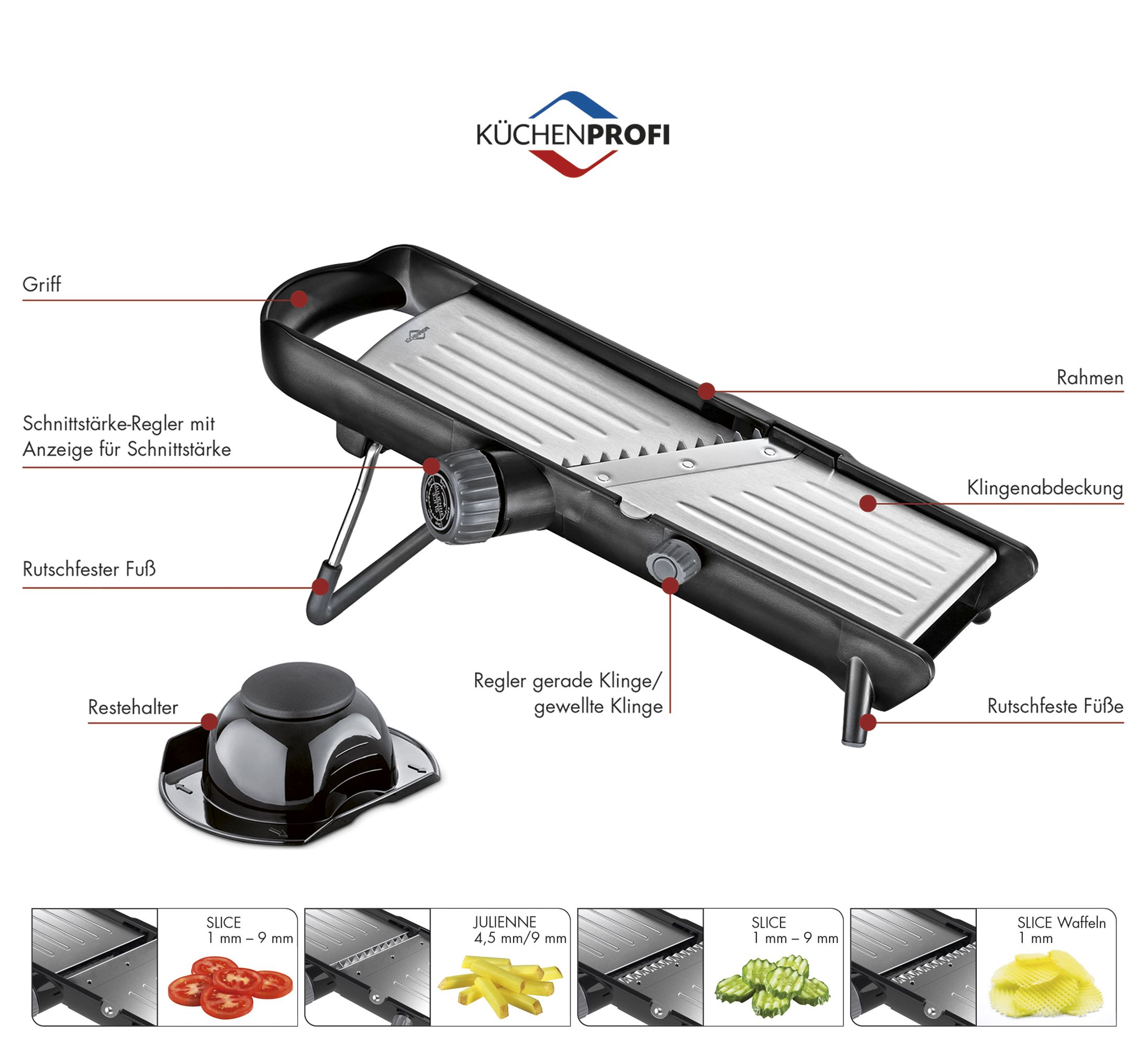 Gemüsehobel KÜCHENPROFI COMFORT