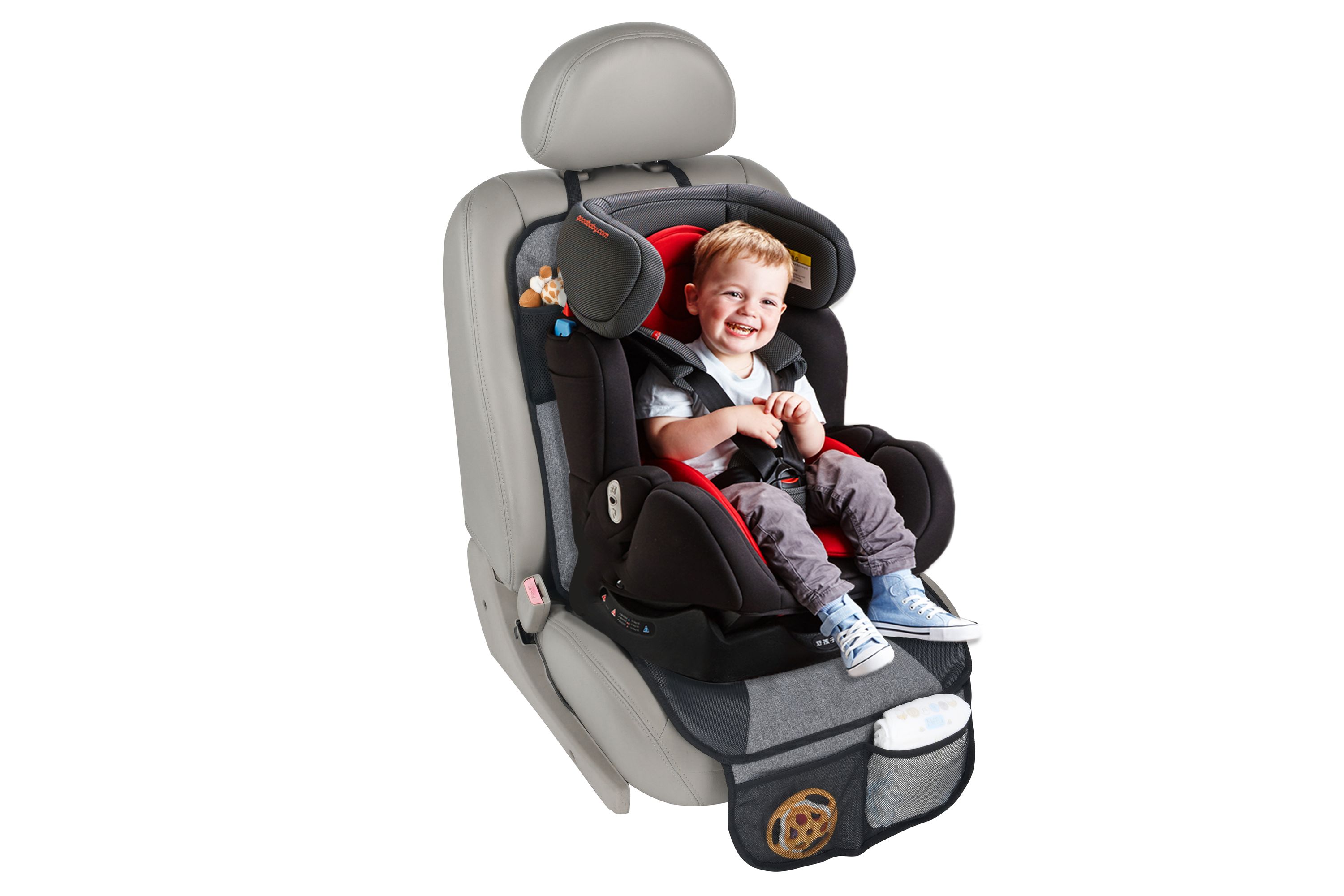 Sitzunterlage mit Tabletfach