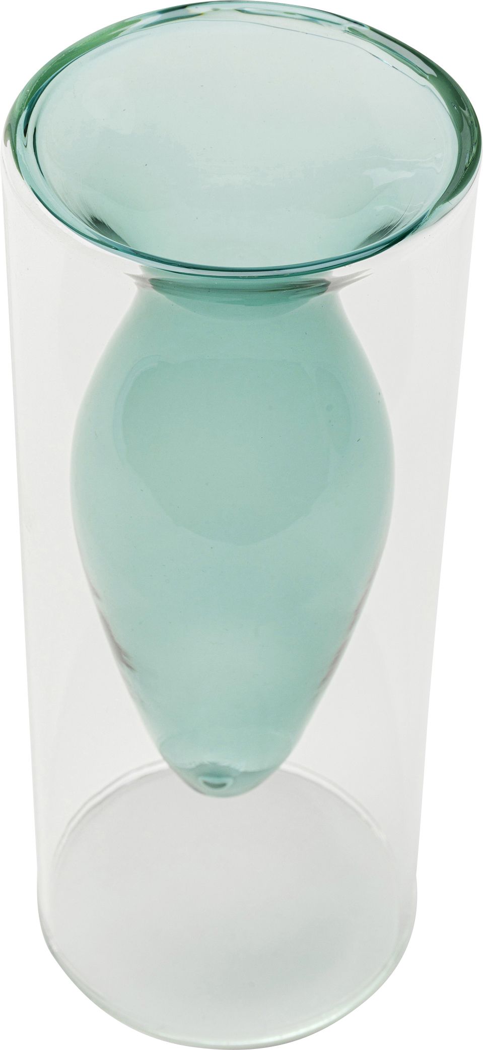 Vase AMORE blau