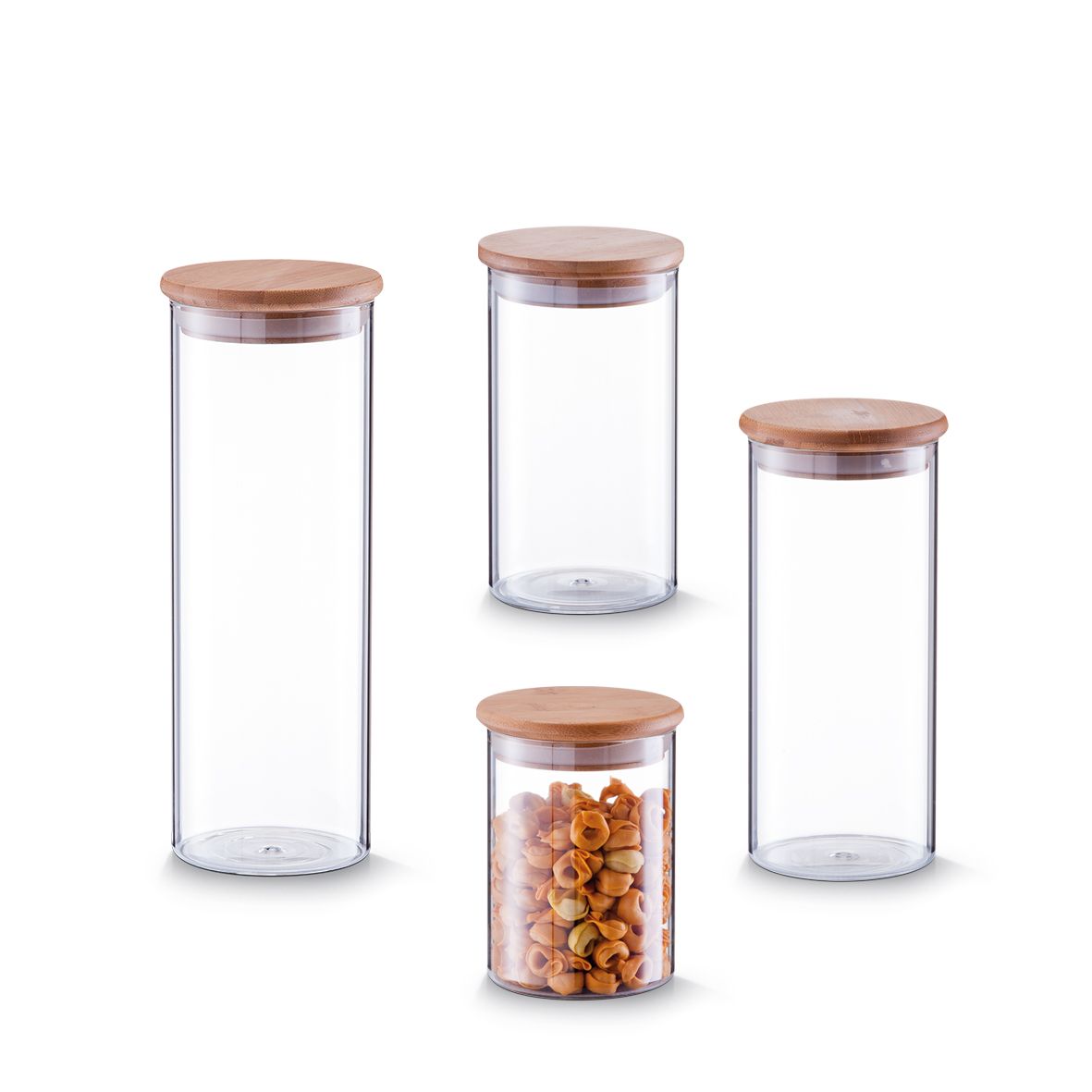 Vorratsglas Bamboodeckel