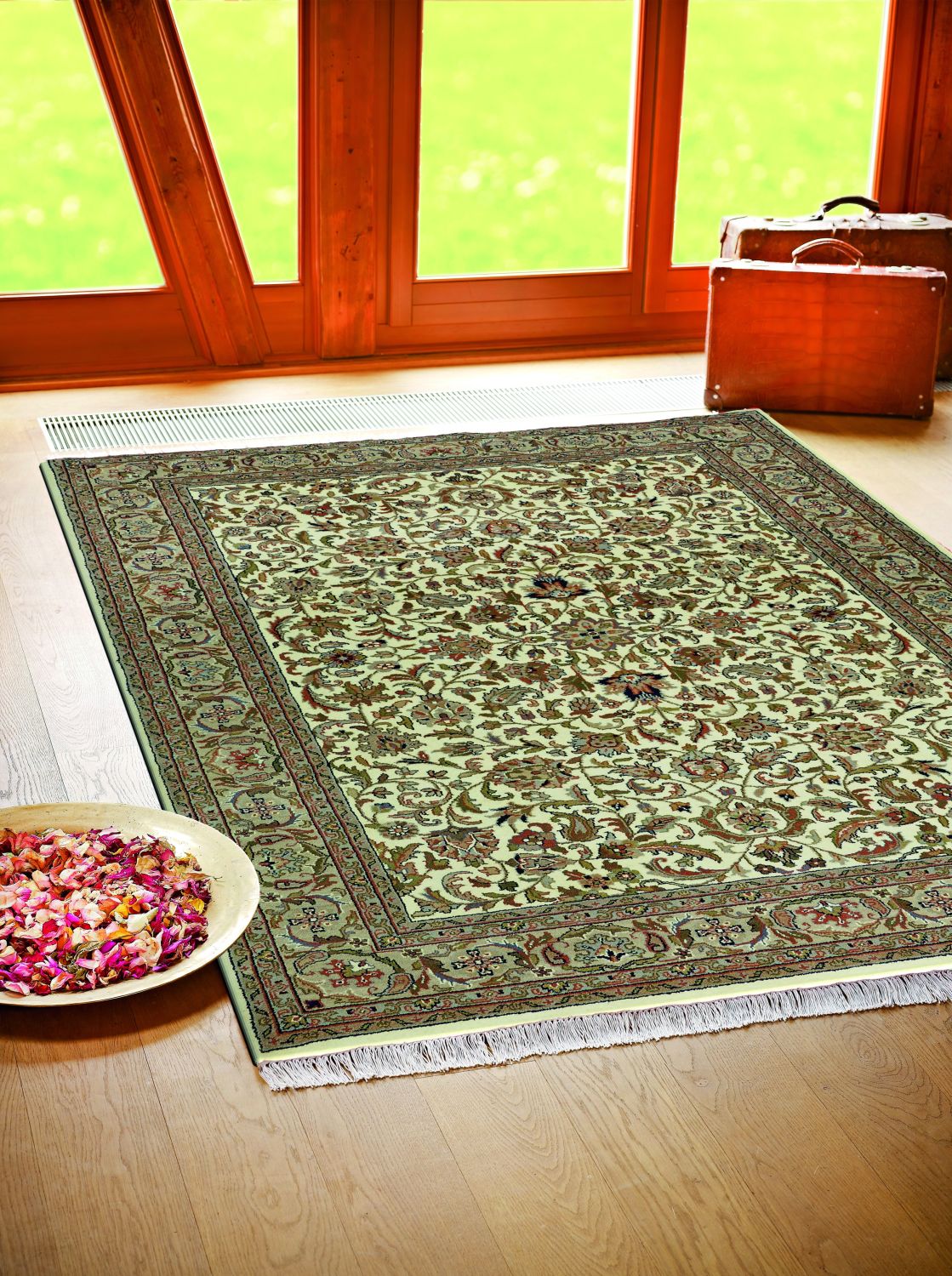 Teppich BENARAS Isfahan beige
