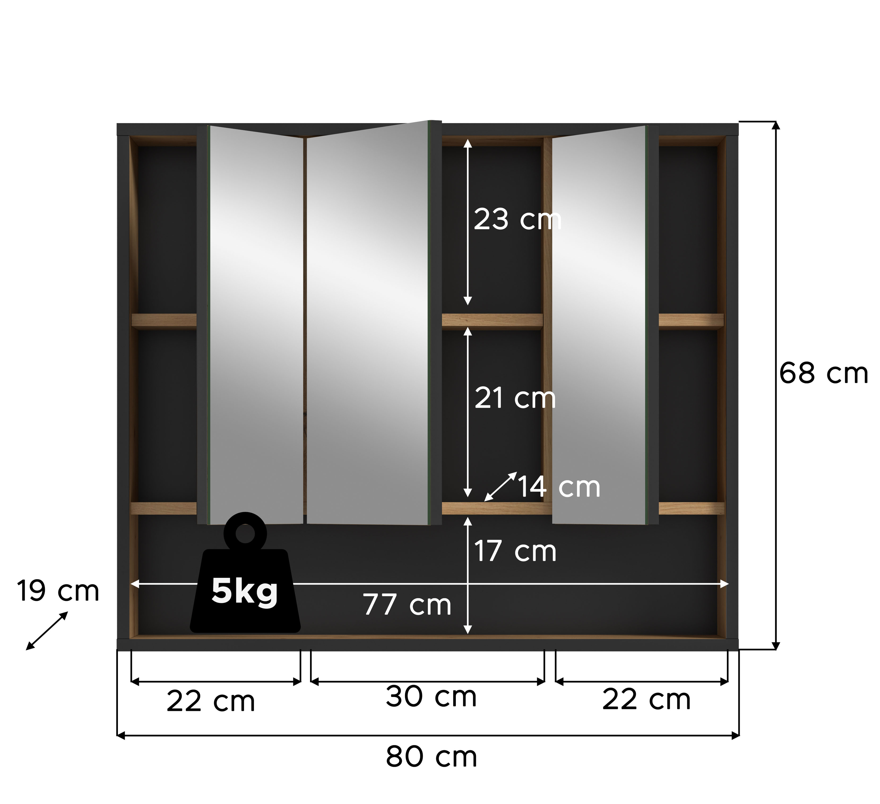 Spiegelschrank BAGNO