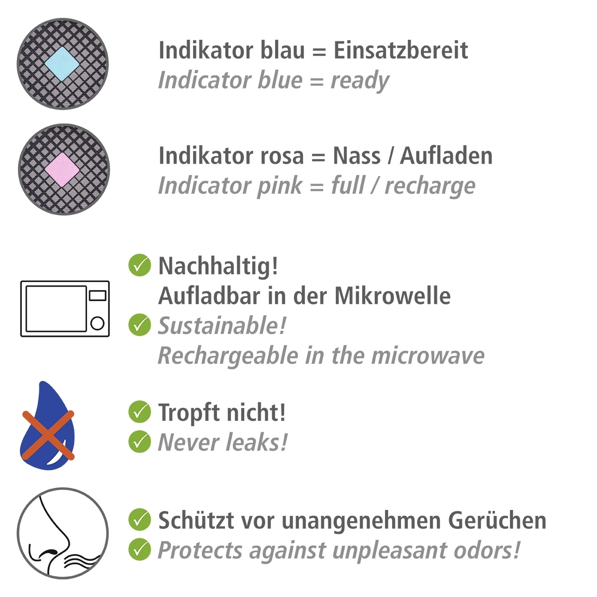 Entfeuchter 3er Set UNIVERSAL