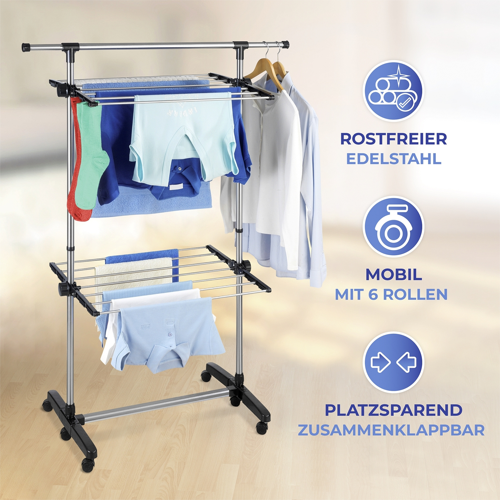 Wäschetrockner PLATZSPAREND