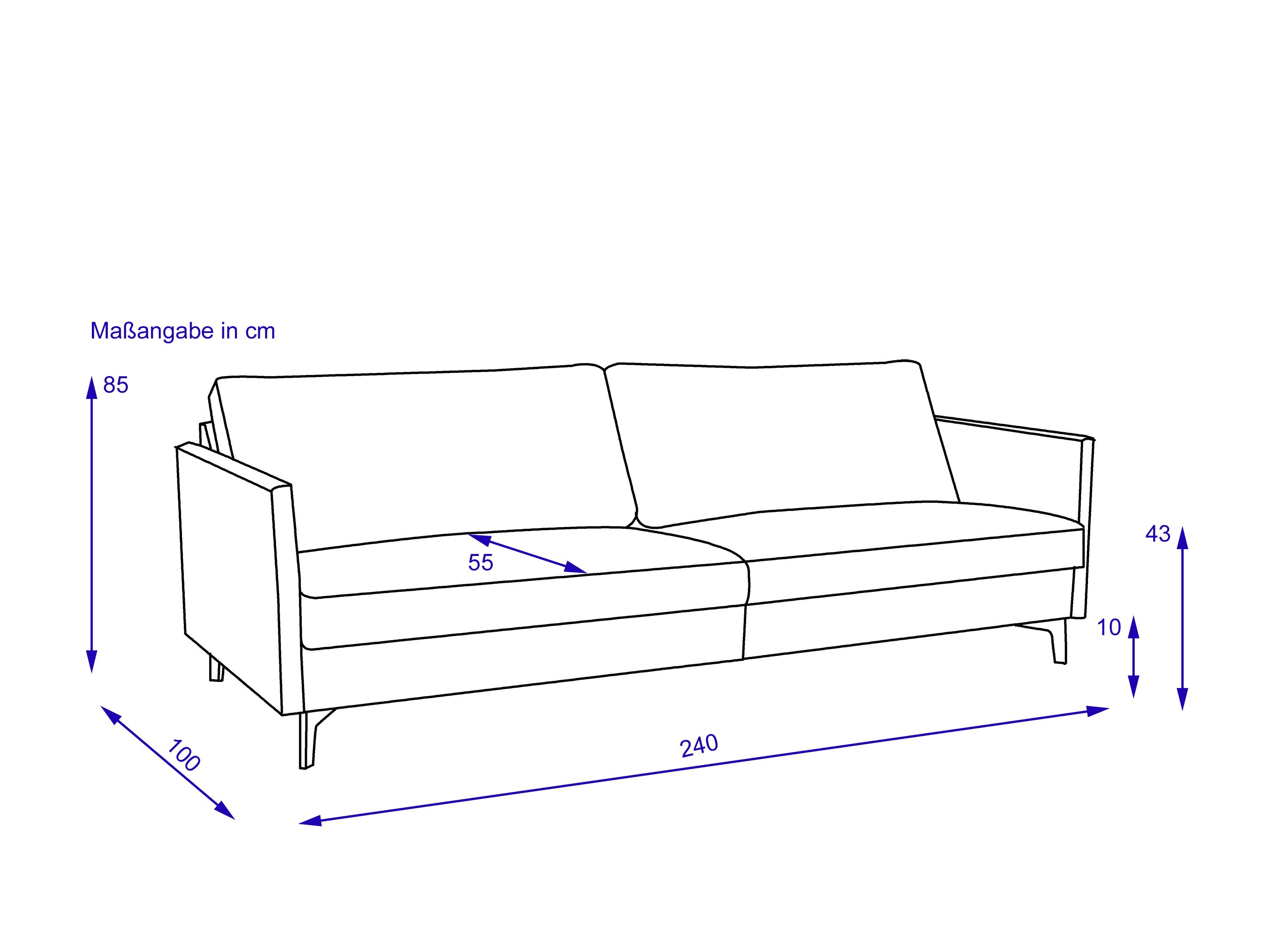 Sofa erpo 2,5 Sitzer CLASSICS 990