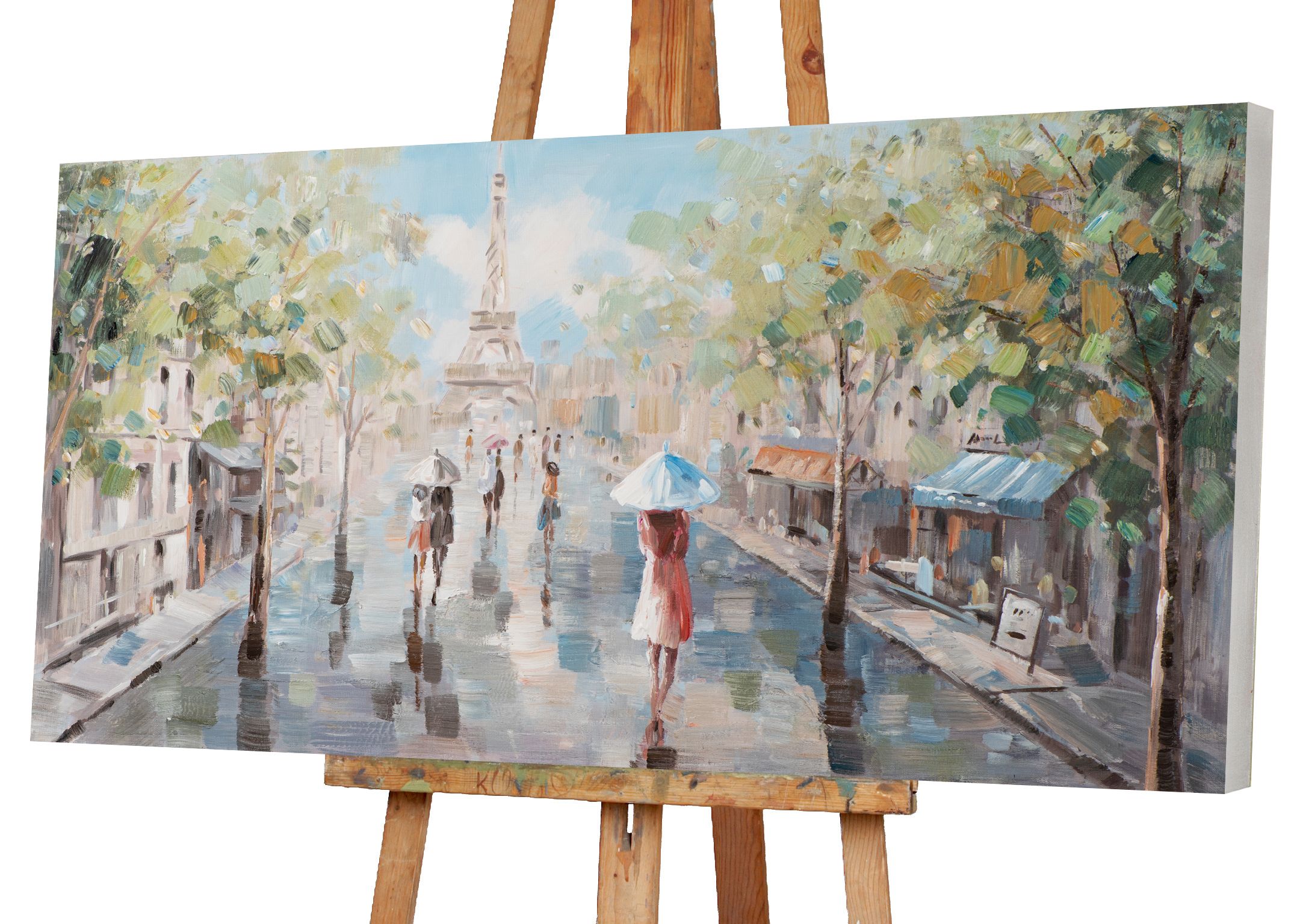 Gemälde SPAZIERGANG IN PARIS