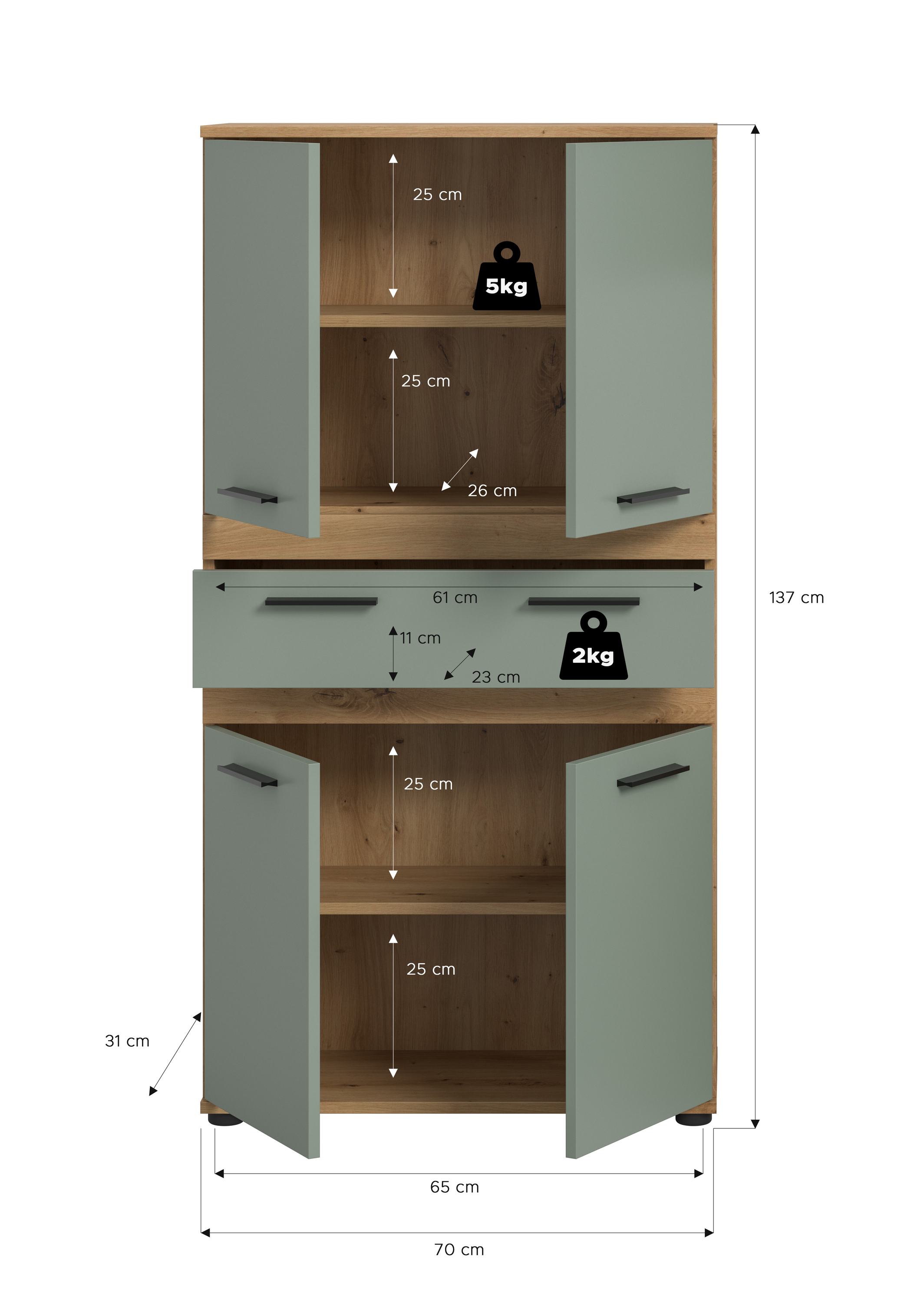 Hochschrank BLAKE