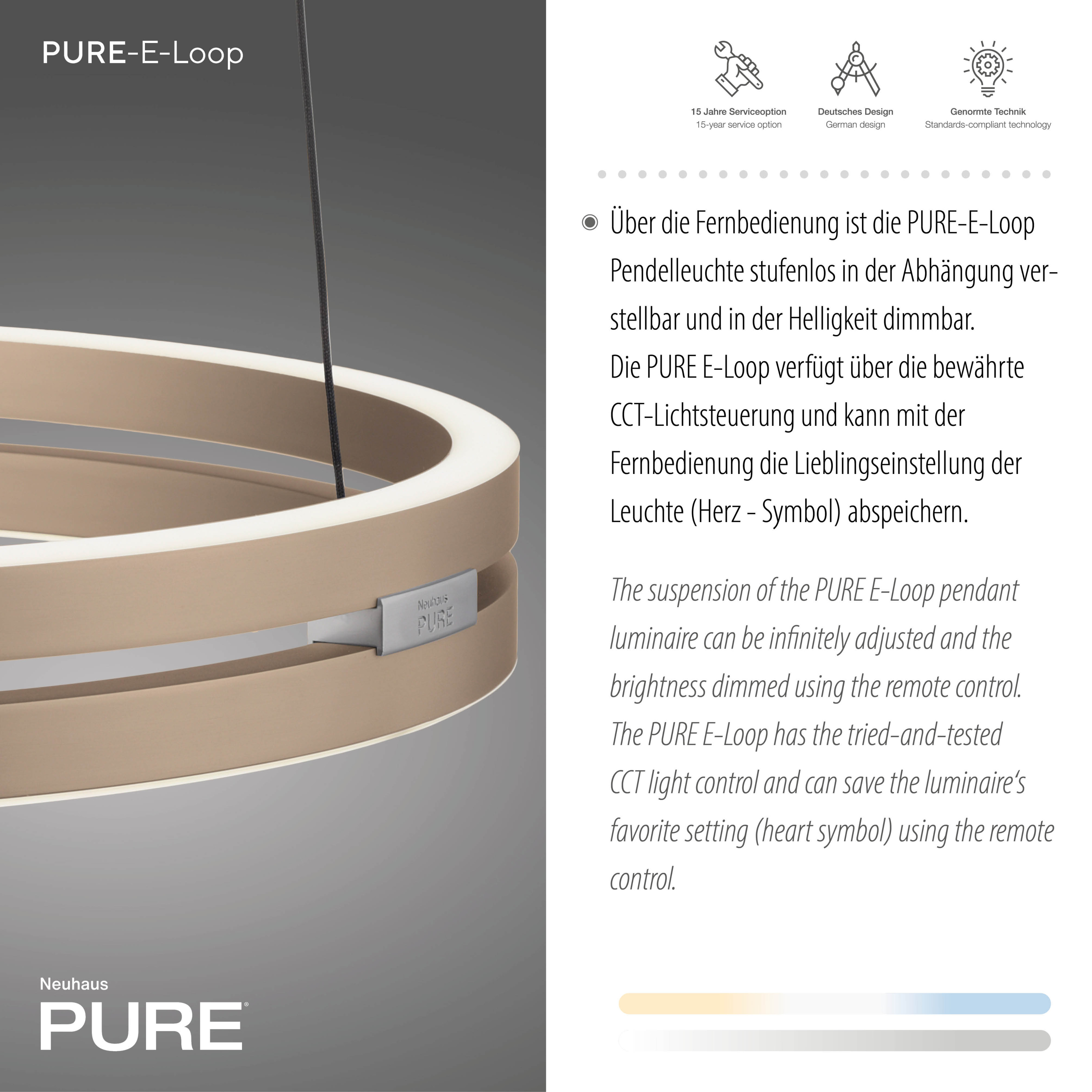 Pendelleuchte PURE E-LOOP