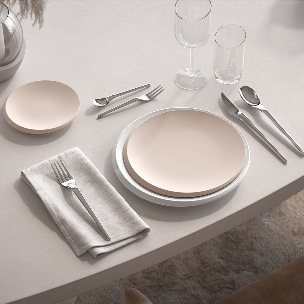 Speiseteller NewMoon beige