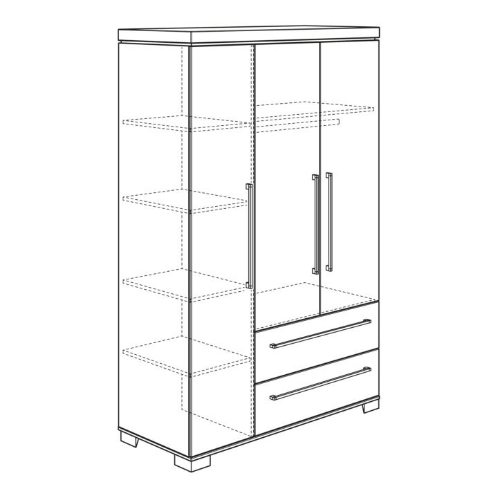 Kleiderschrank PAIDI KIRA