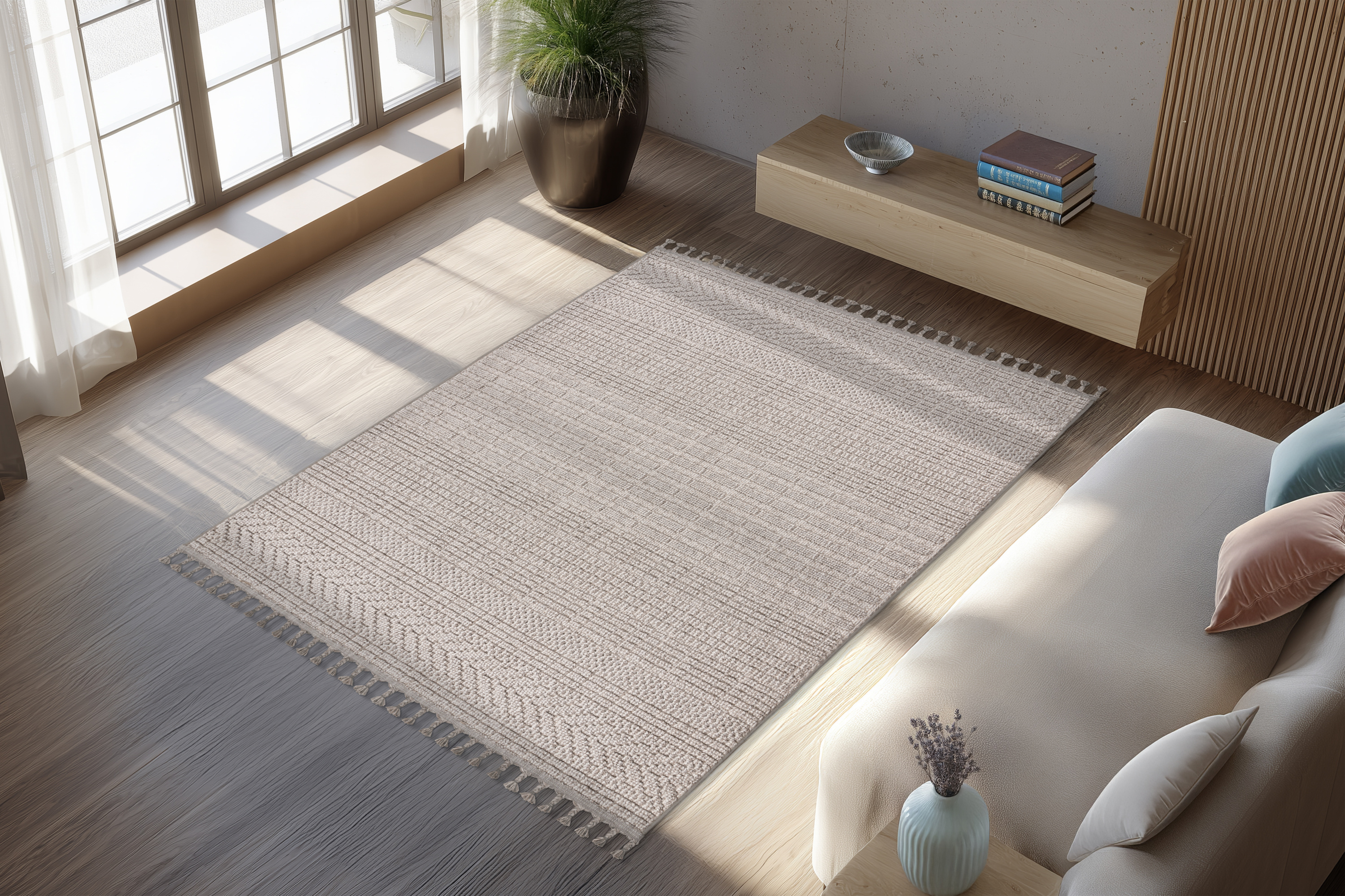 Teppich LUXOR silber