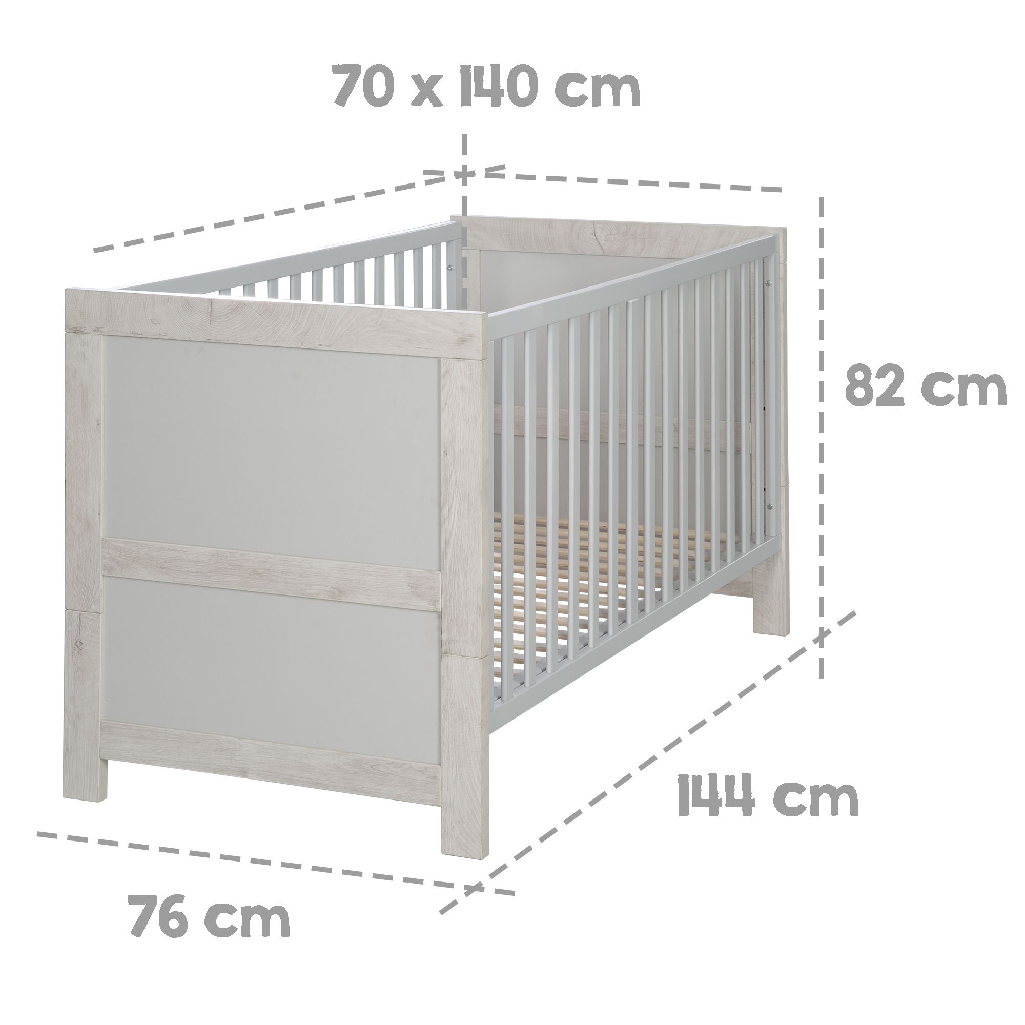 Babybett roba MILA