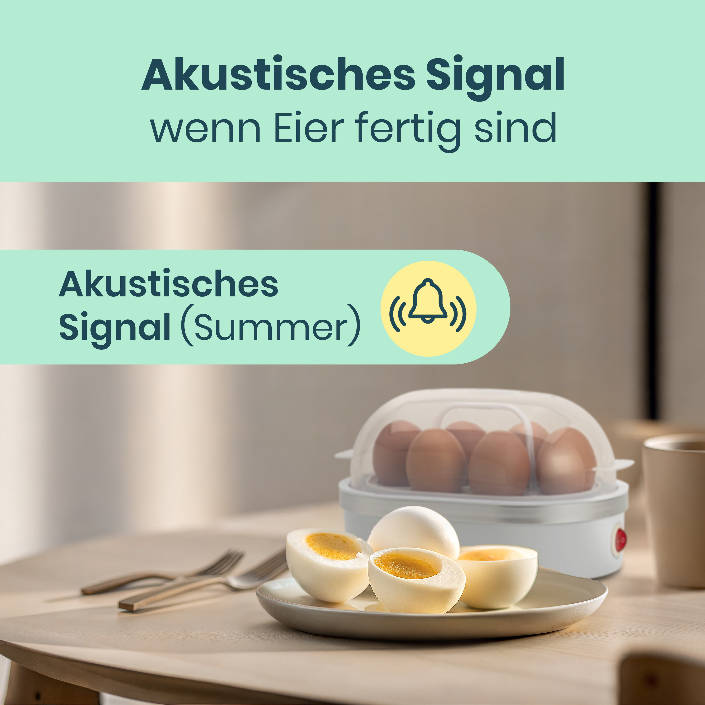 Eierkocher EGG weiß