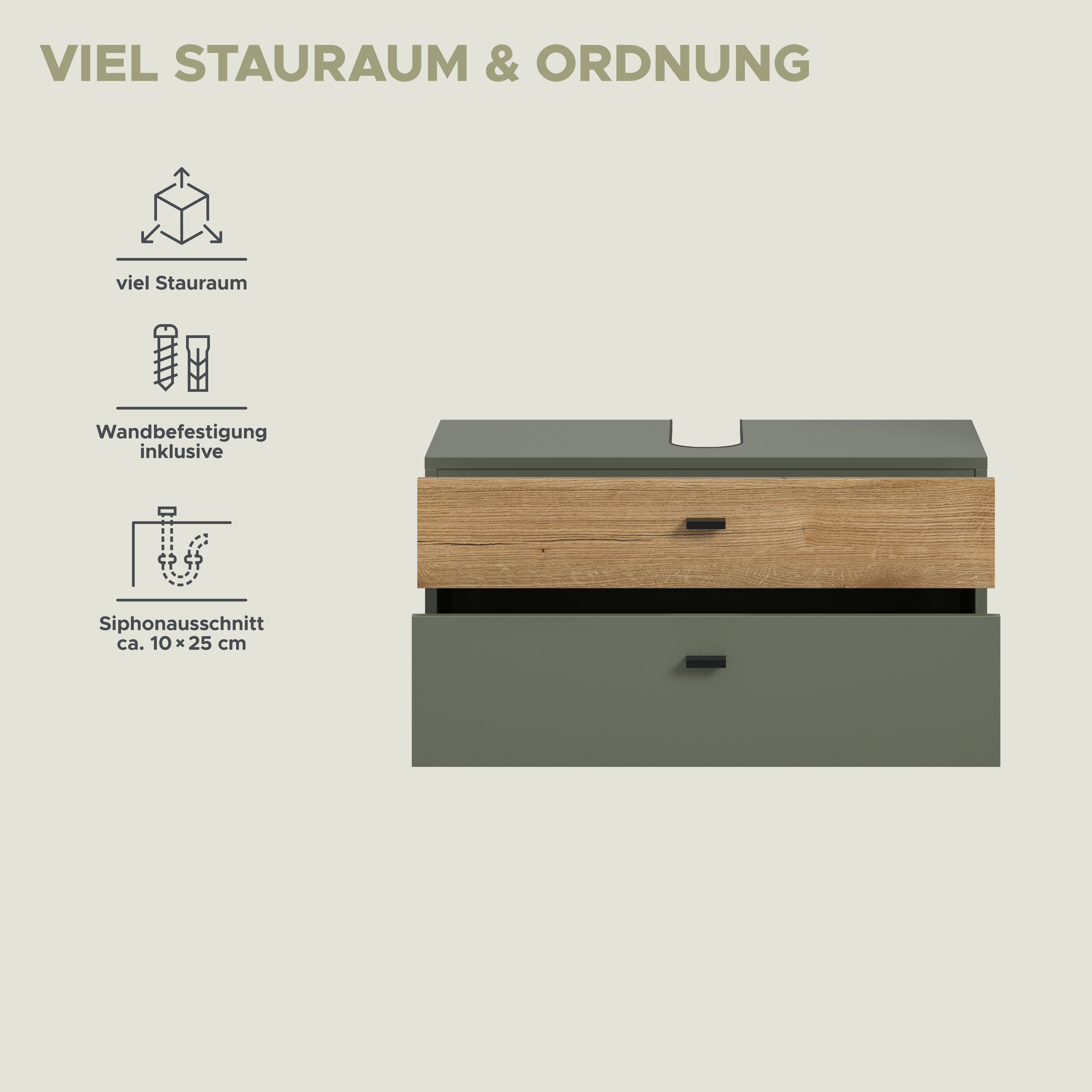 Waschbeckenunterschrank AQUA