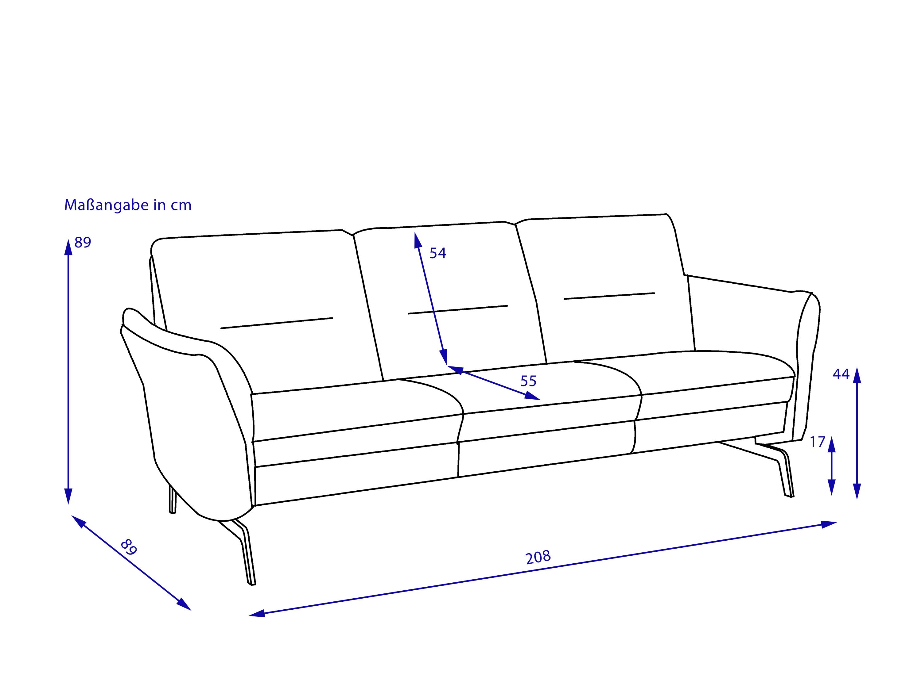 Sofa 3 Sitzer MONDO TEOMA